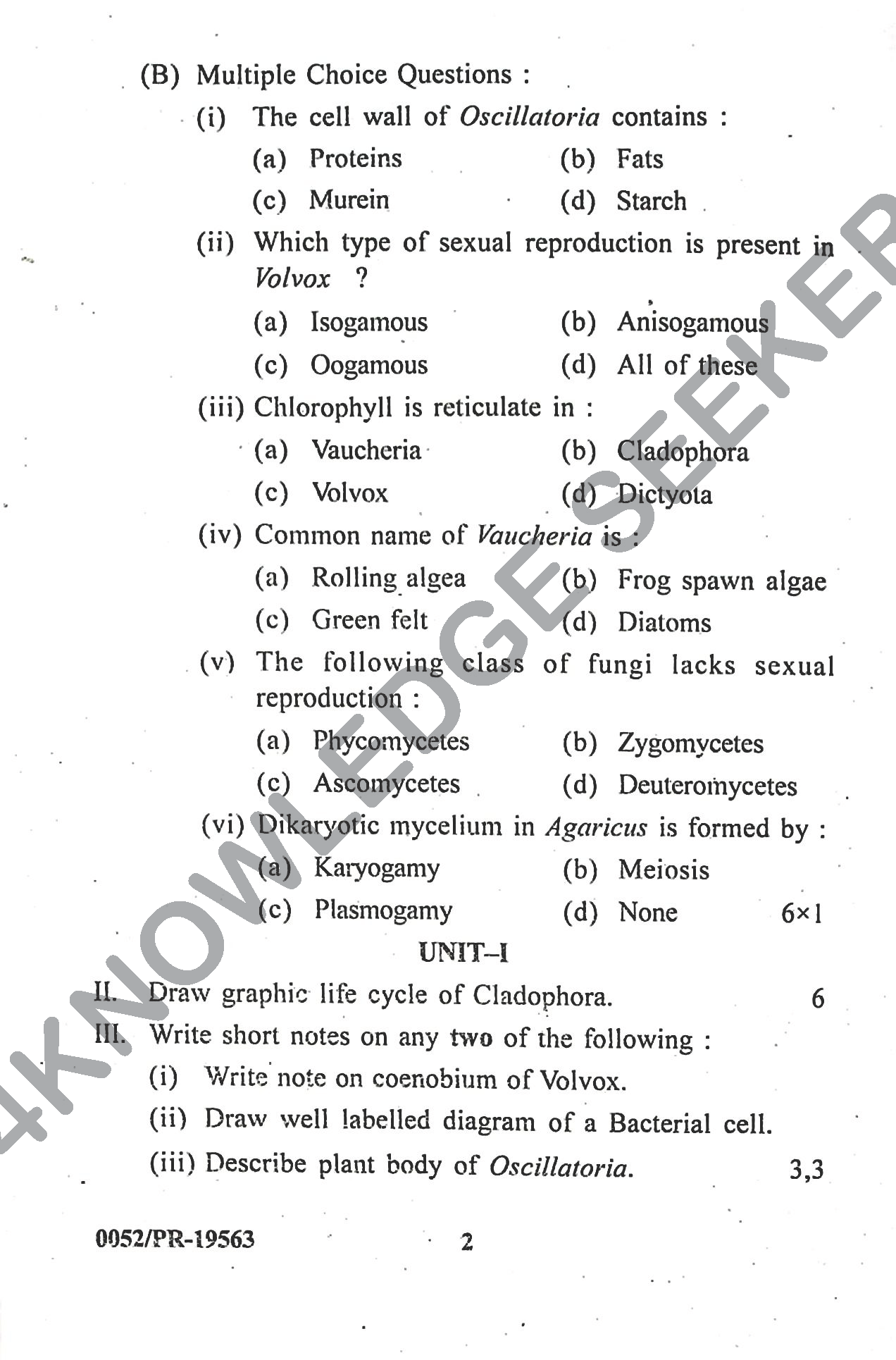 Question Paper Page 2