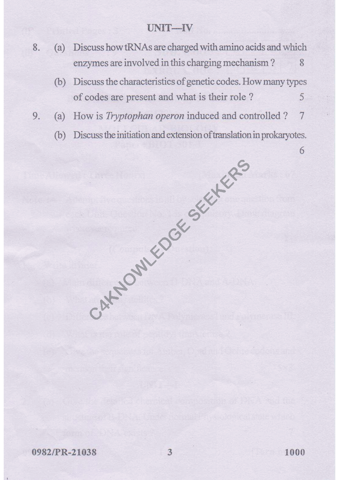Question Paper Page 3