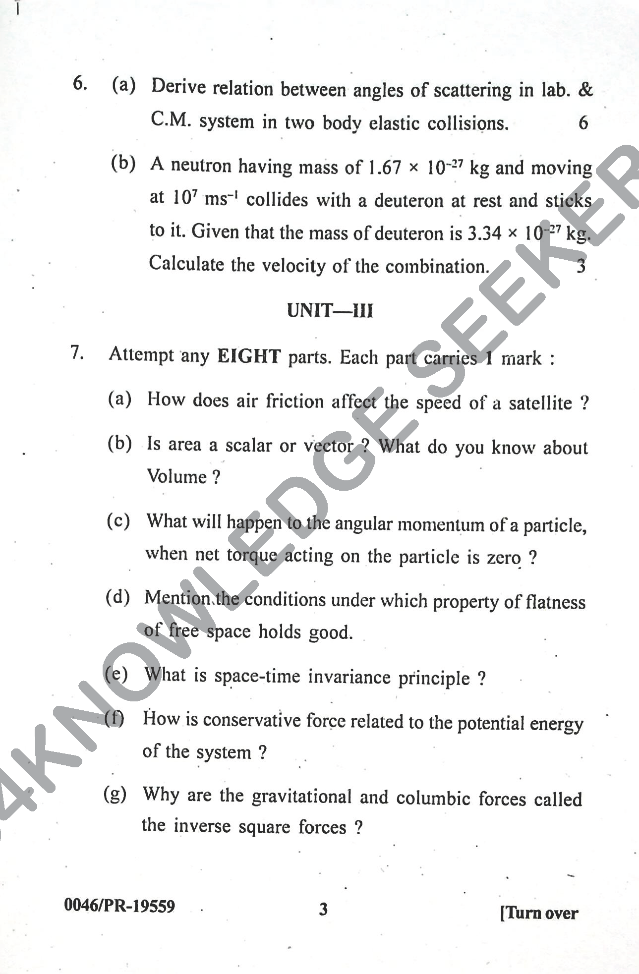 Question Paper Page 3