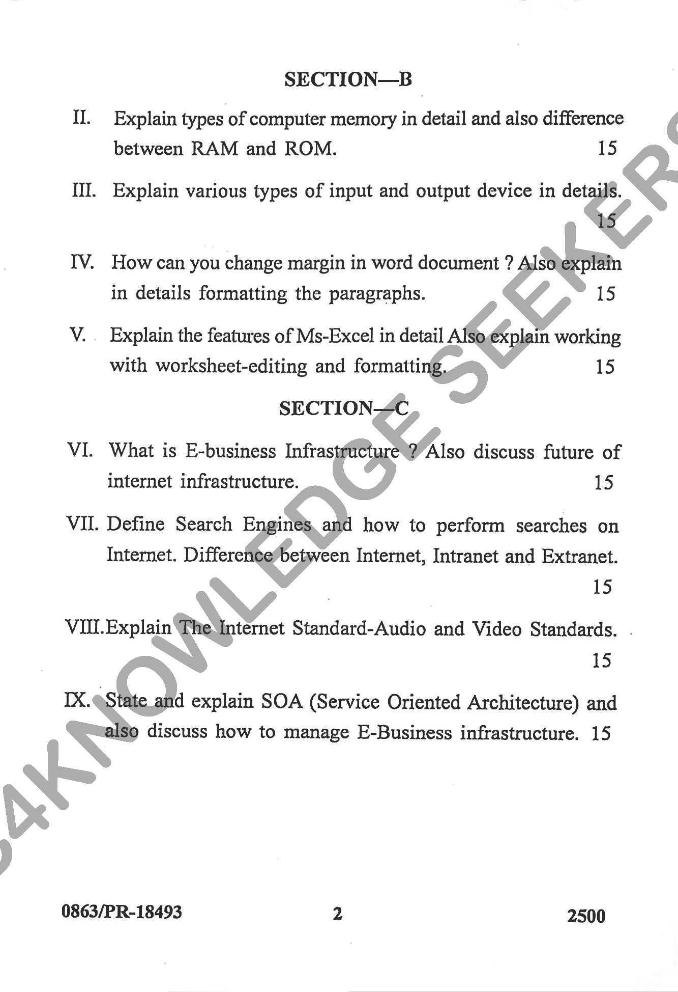 Question Paper Page 2