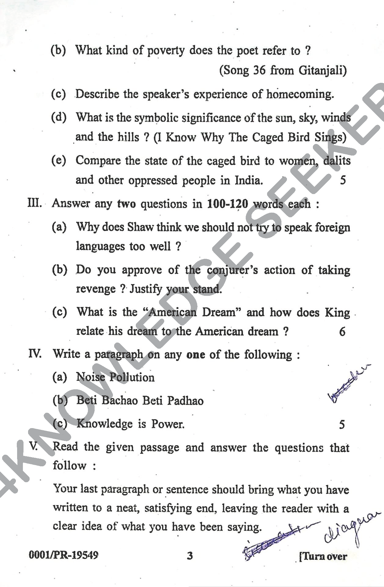 Question Paper Page 3