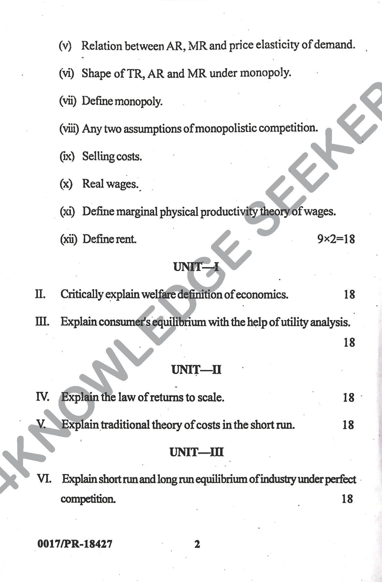 Question Paper Page 2