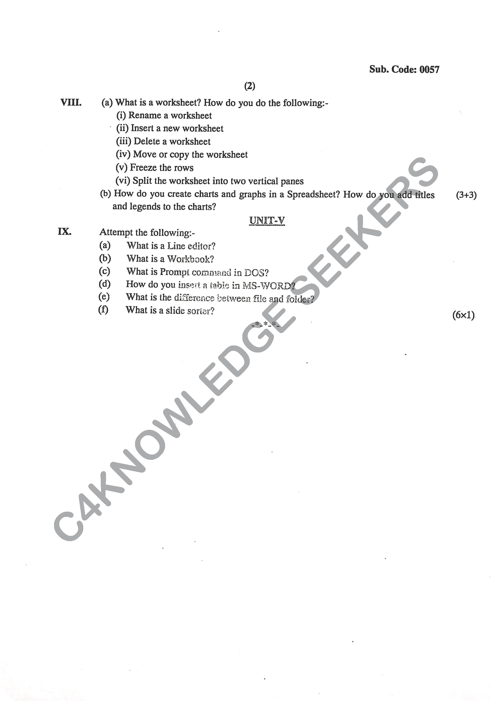 Question Paper Page 2