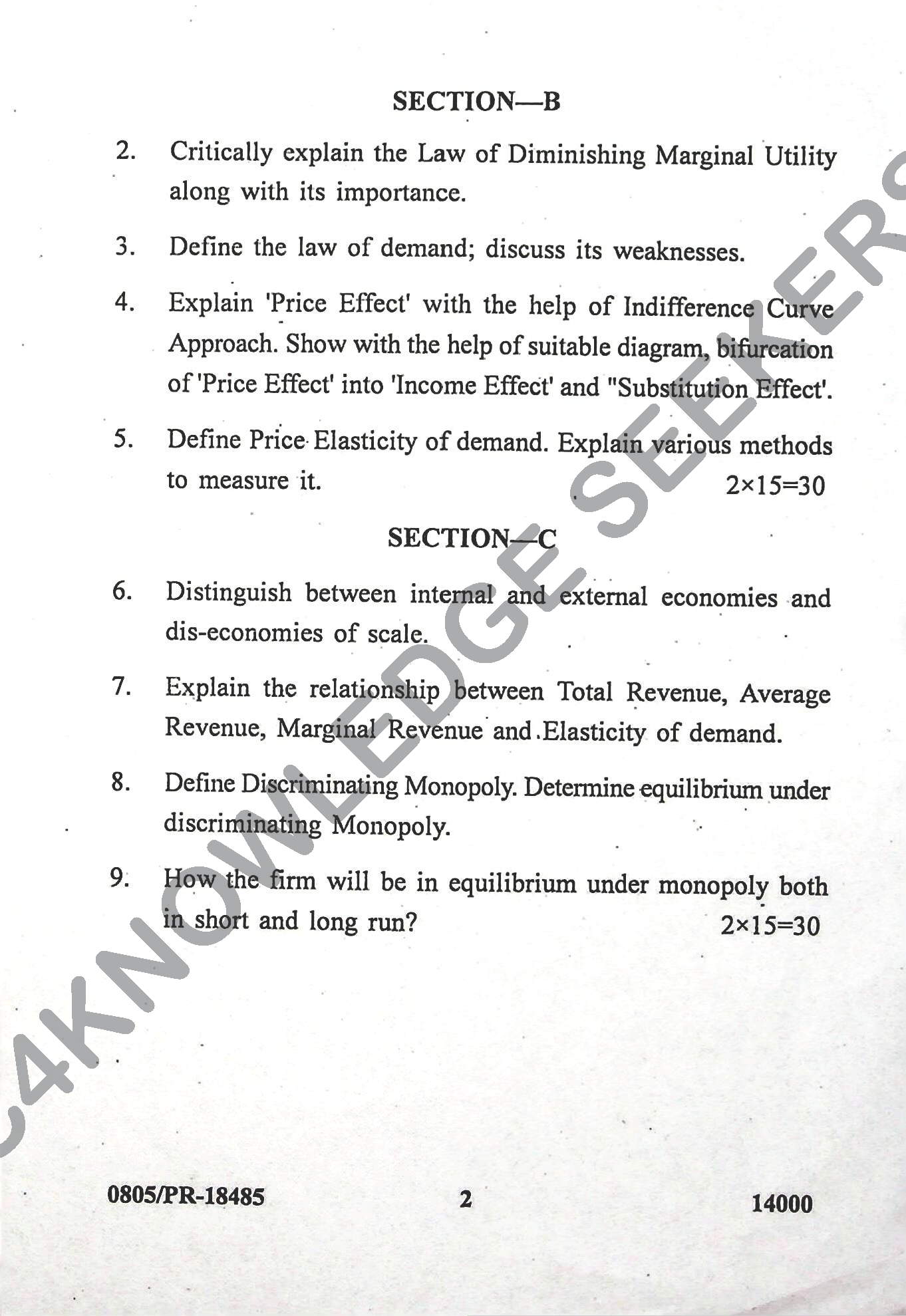 Question Paper Page 2