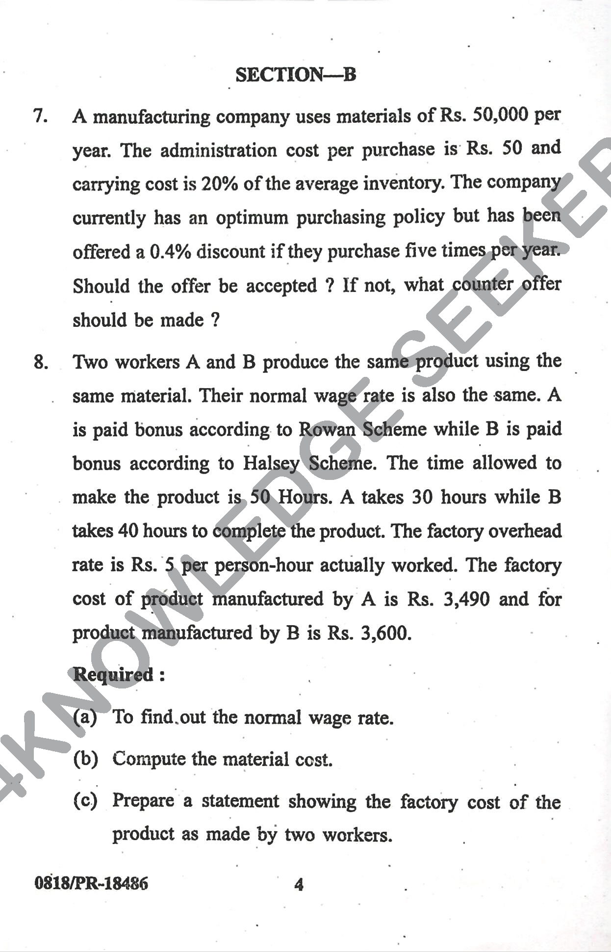 Question Paper Page 4