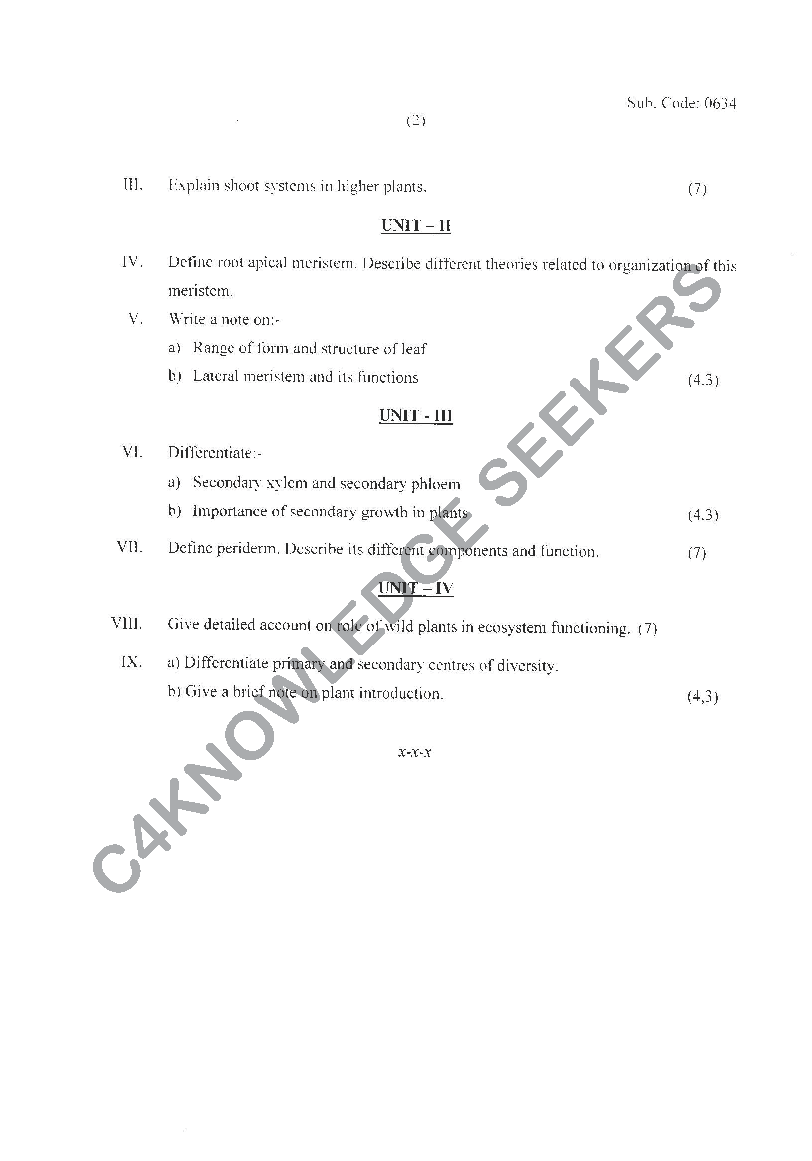 Question Paper Page 2