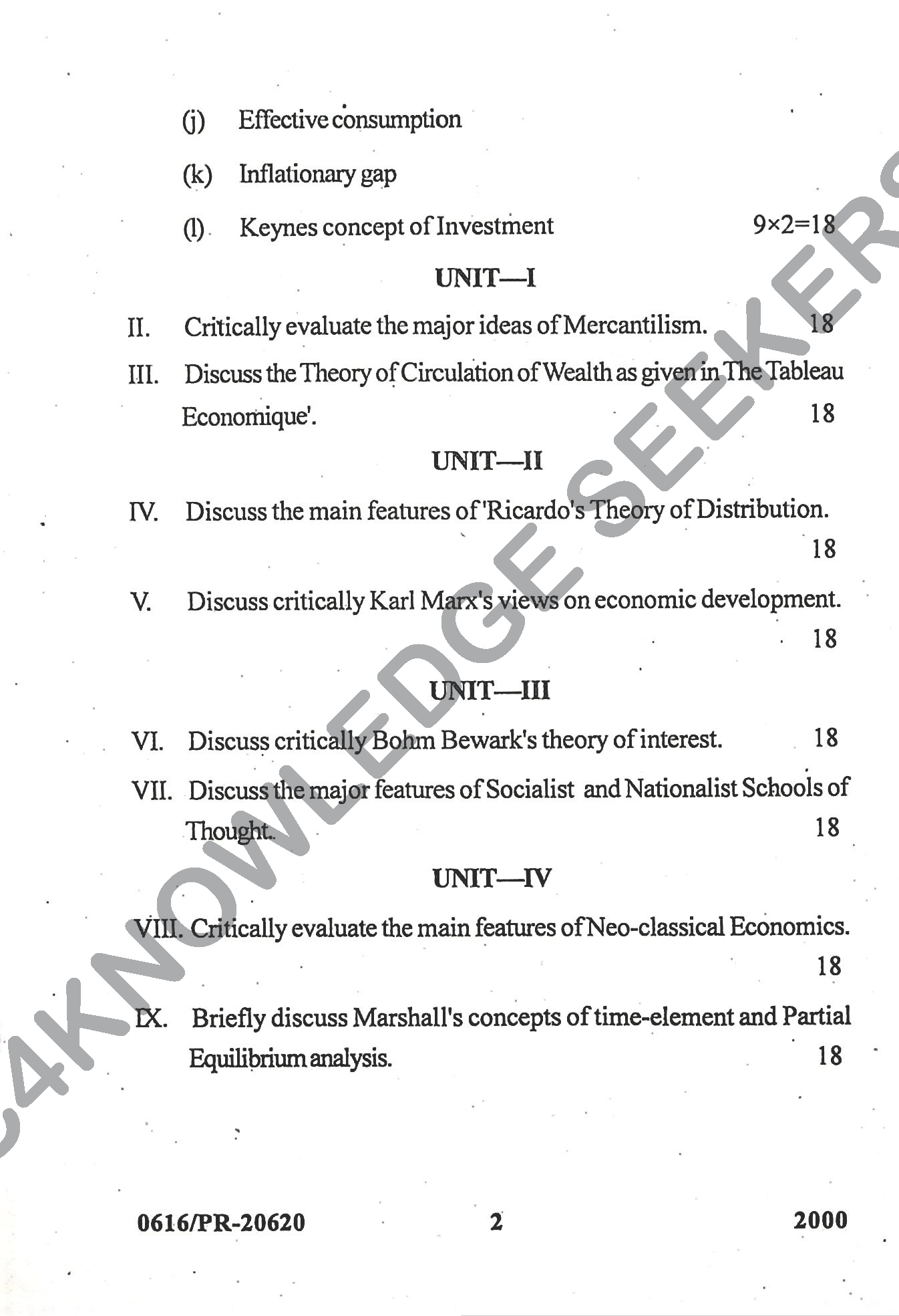 Question Paper Page 2
