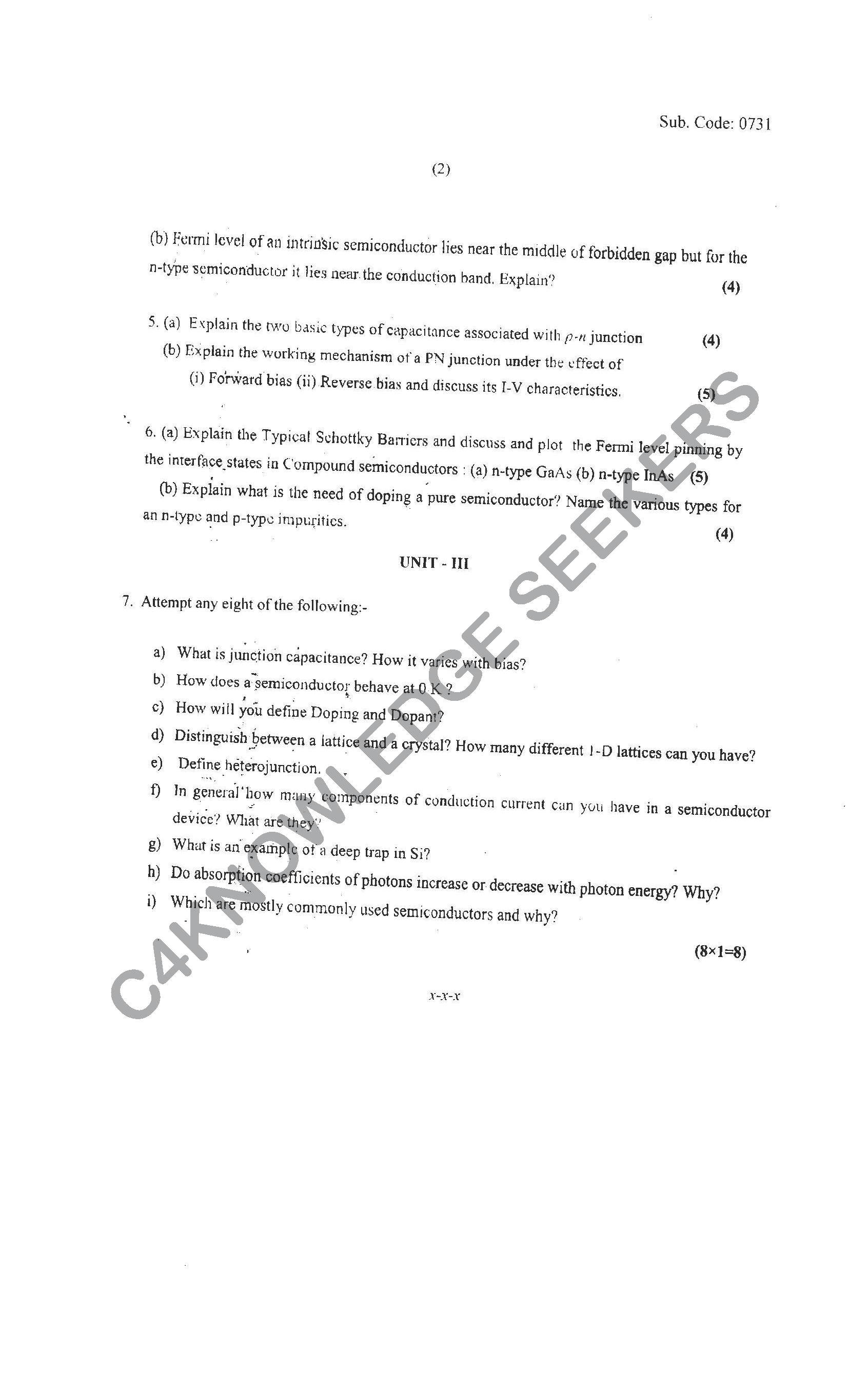 Question Paper Page 2