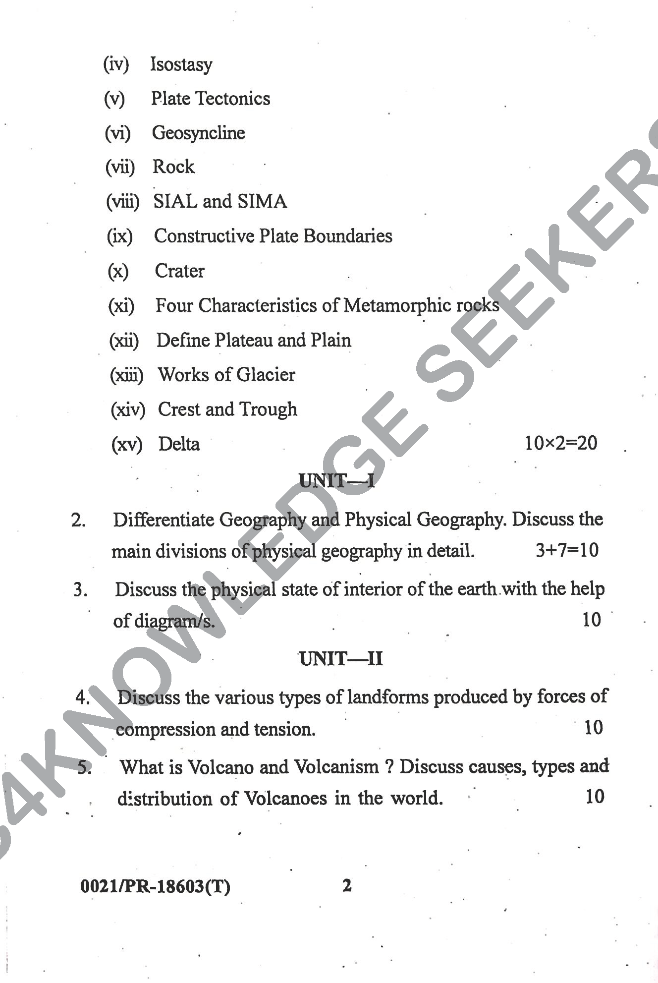 Question Paper Page 2
