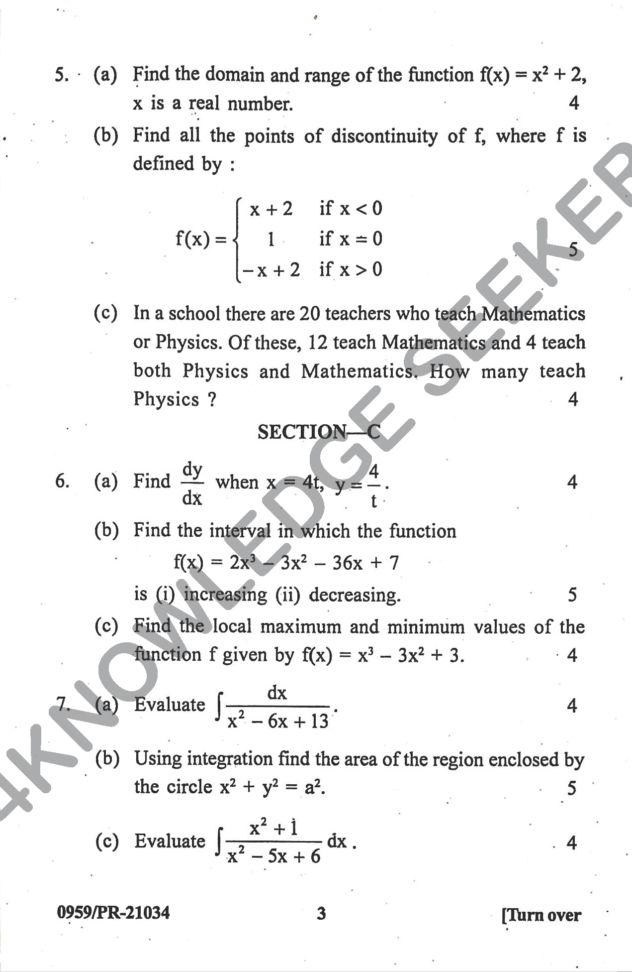 Question Paper Page 3