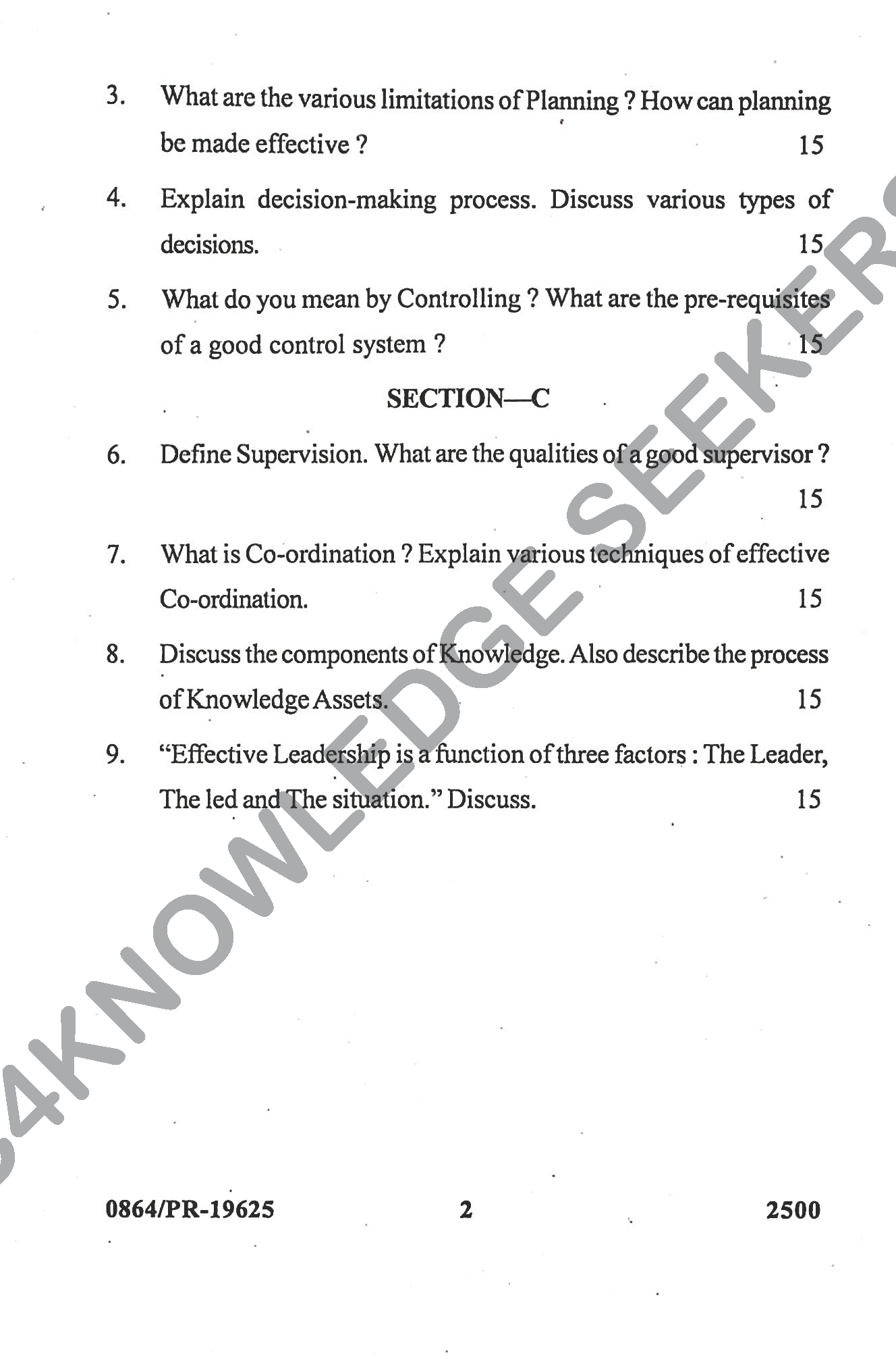 Question Paper Page 2