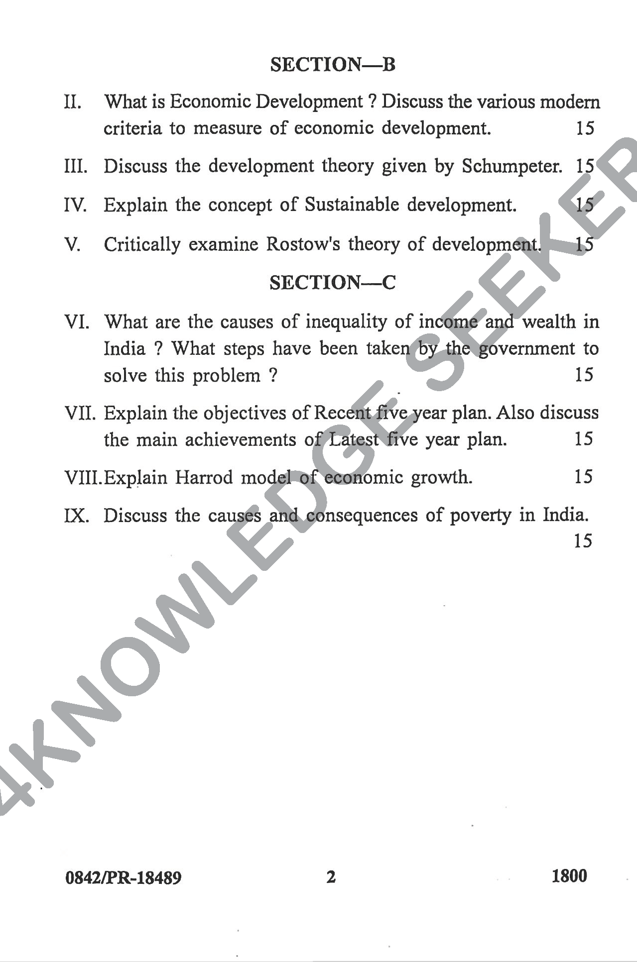 Question Paper Page 2