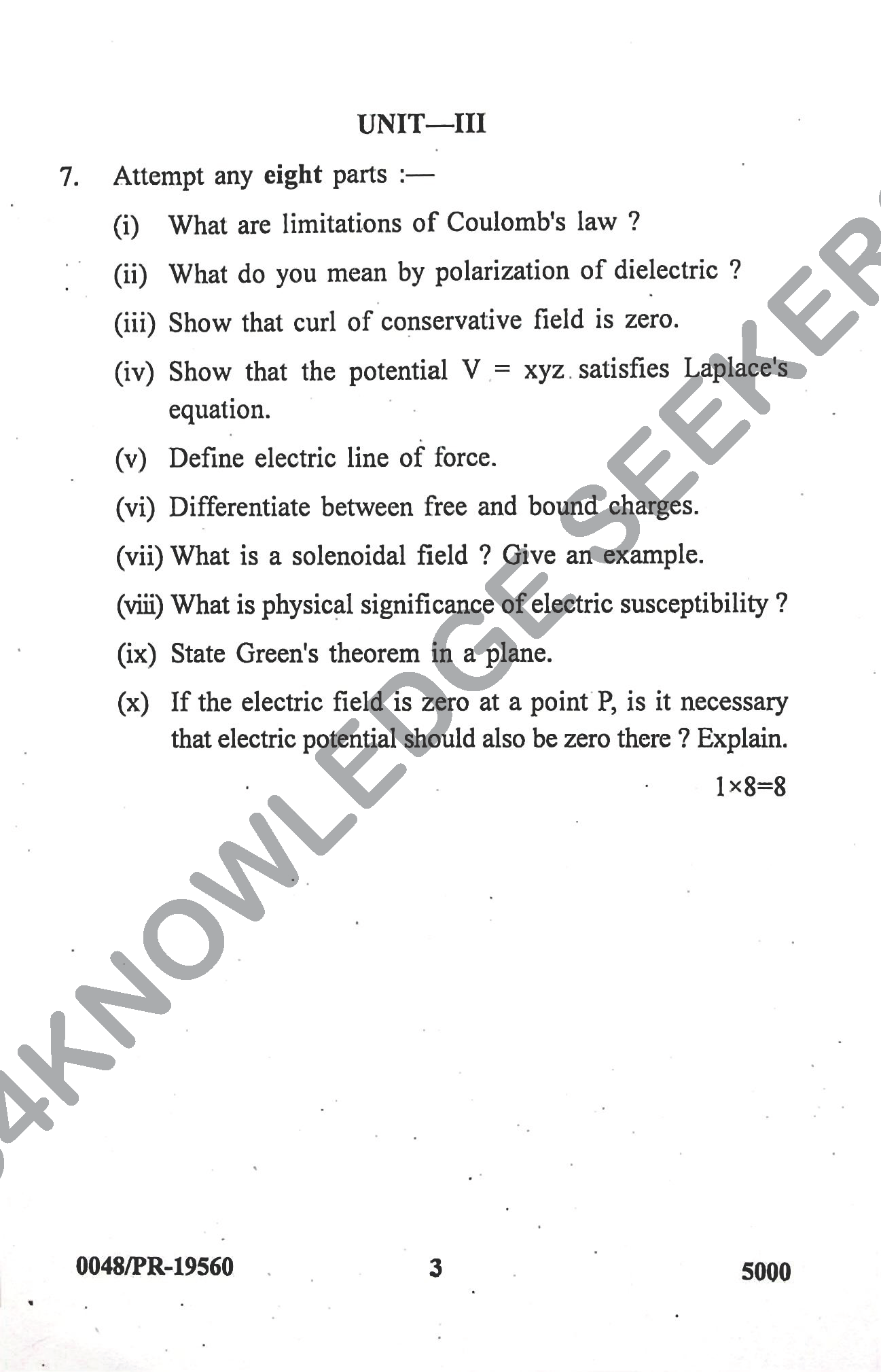 Question Paper Page 3