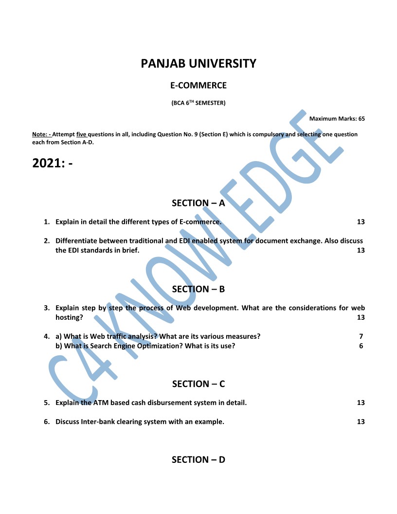 Question Paper Page 1
