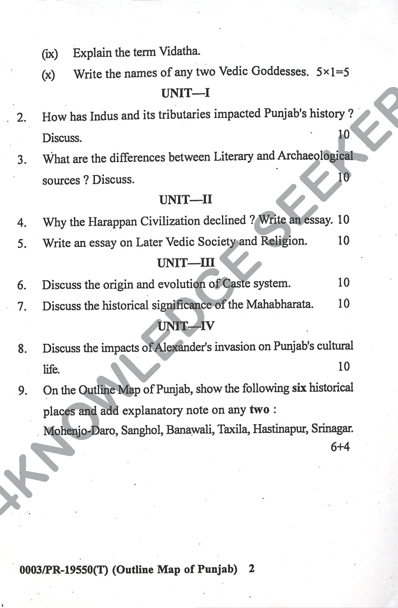 Question Paper Page 2