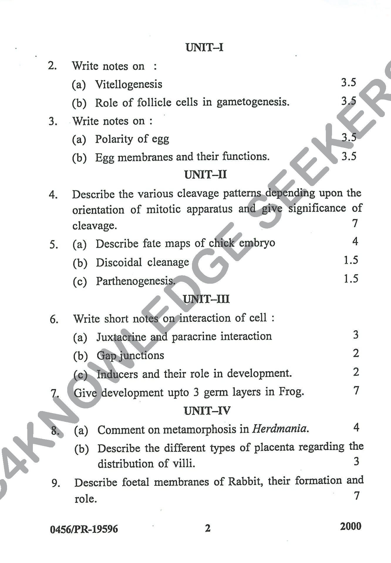 Question Paper Page 2