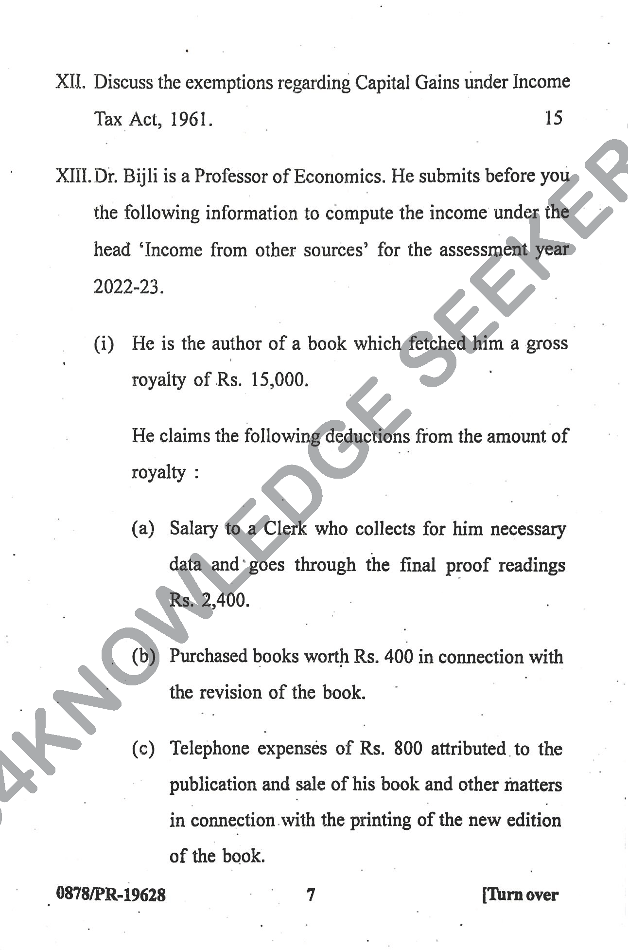 Question Paper Page 7