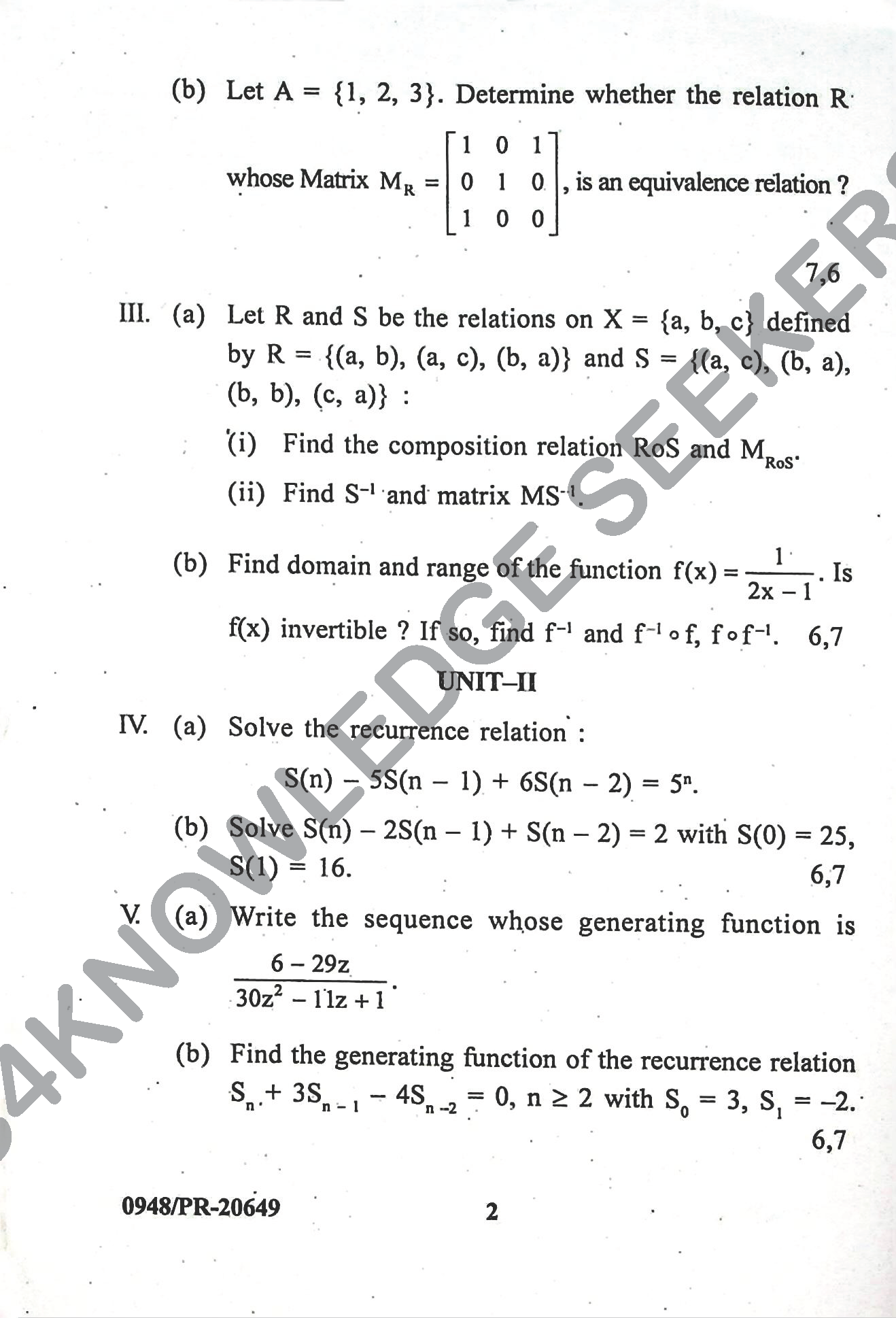 Question Paper Page 4