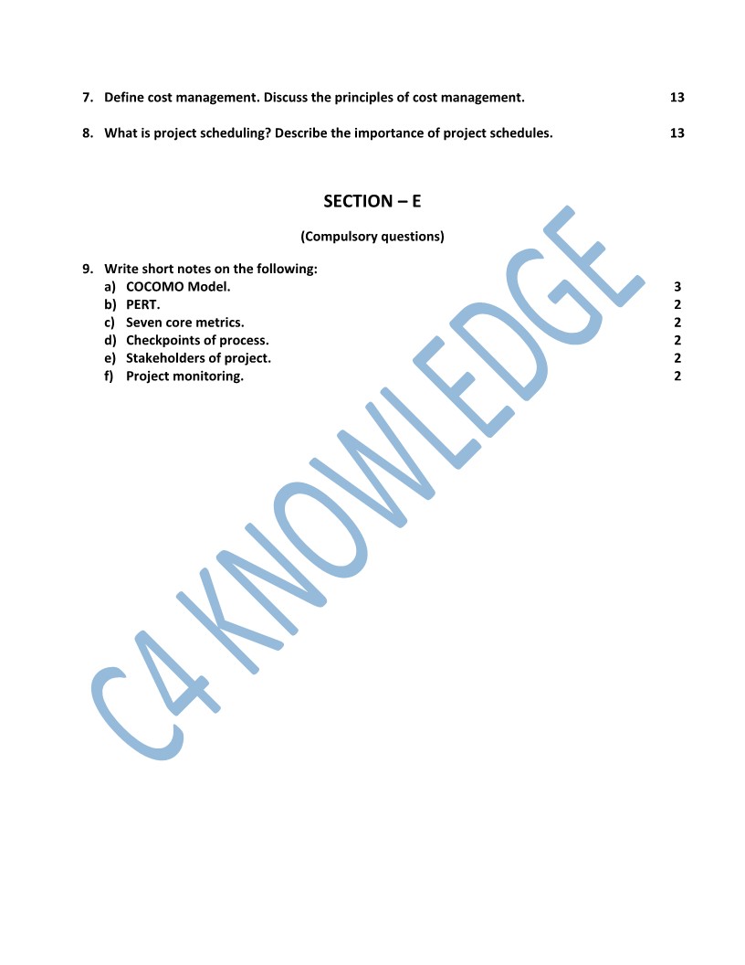 Question Paper 2019