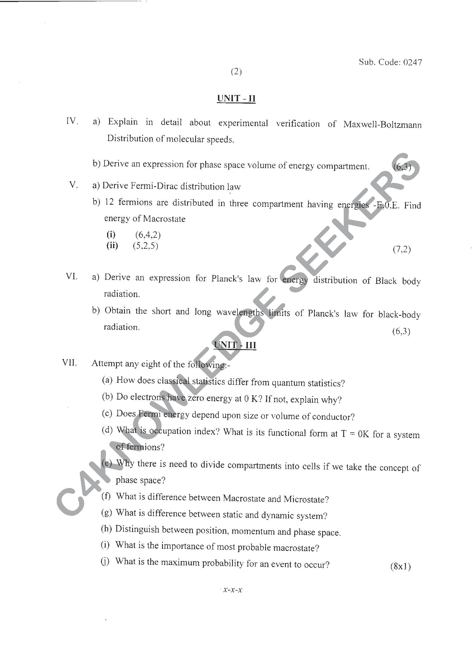 Question Paper Page 2