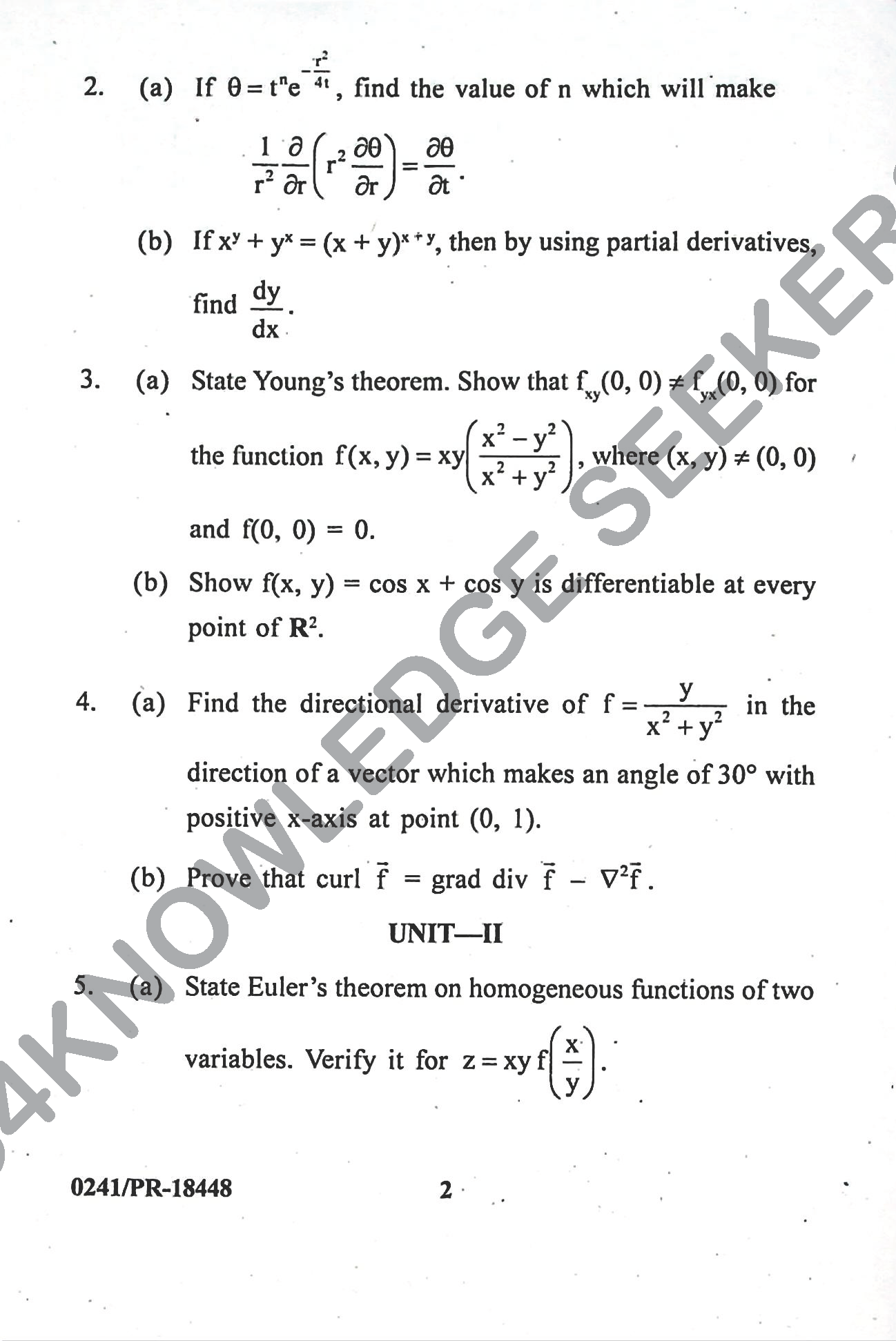 Question Paper Page 2
