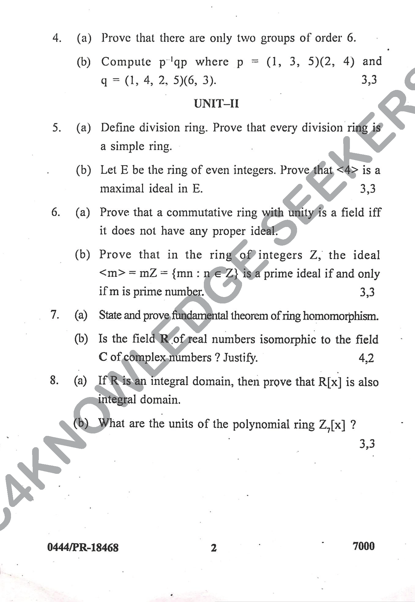 Question Paper Page 2