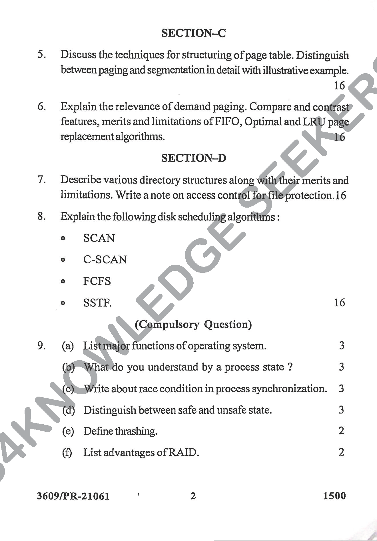 Question Paper Page 2
