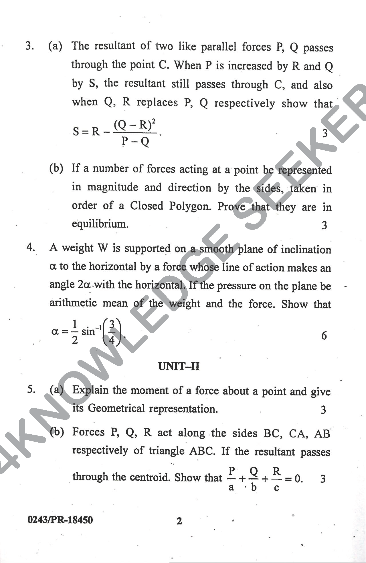 Question Paper Page 2