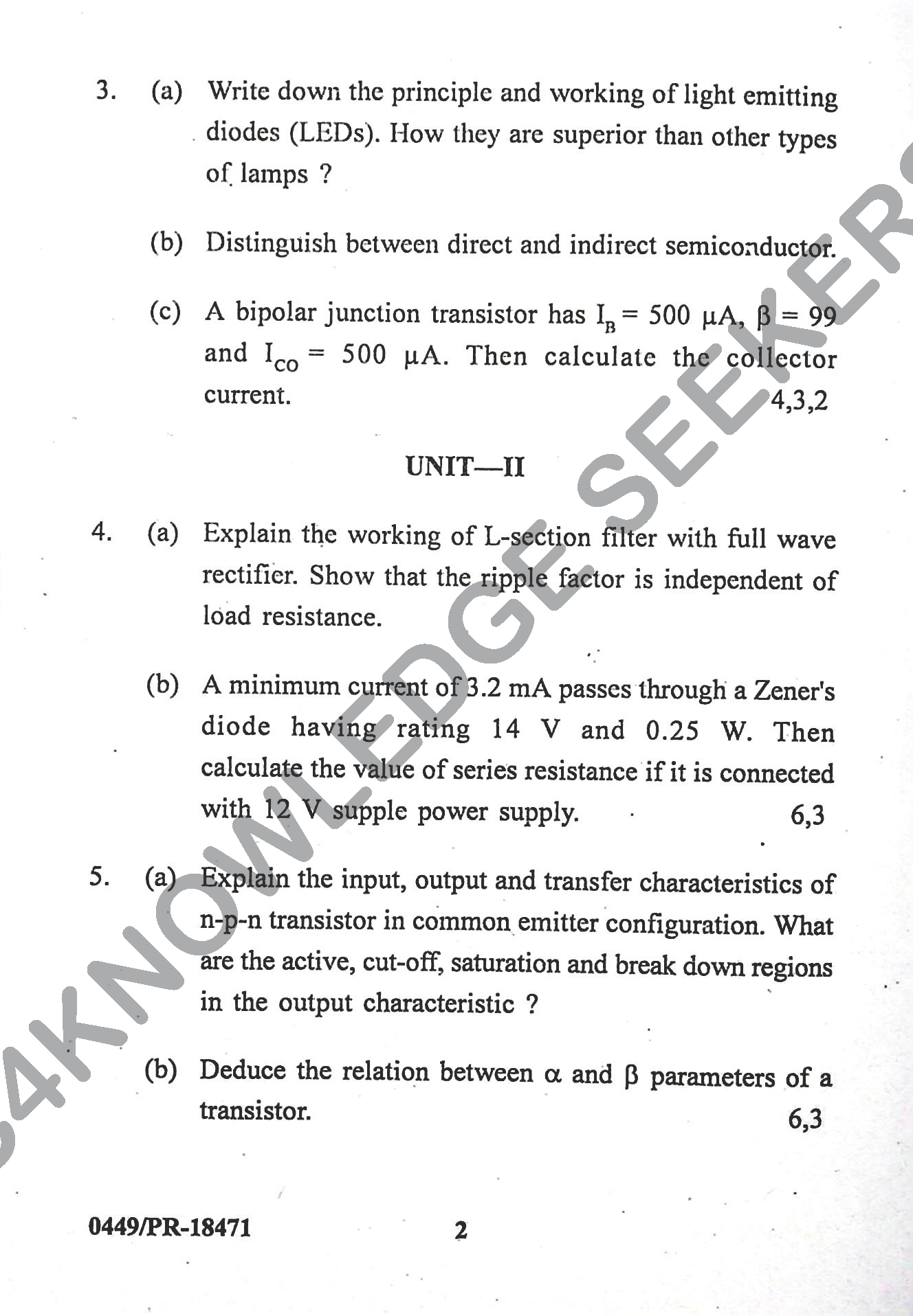 Question Paper Page 2