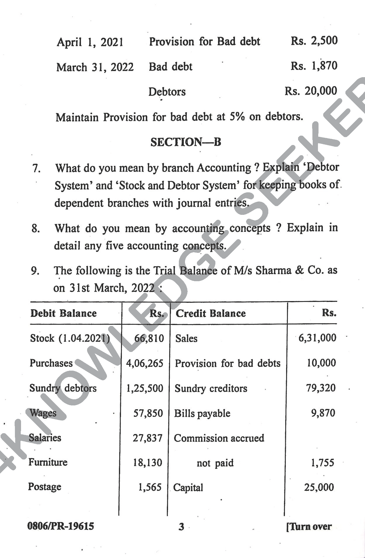 Question Paper Page 3