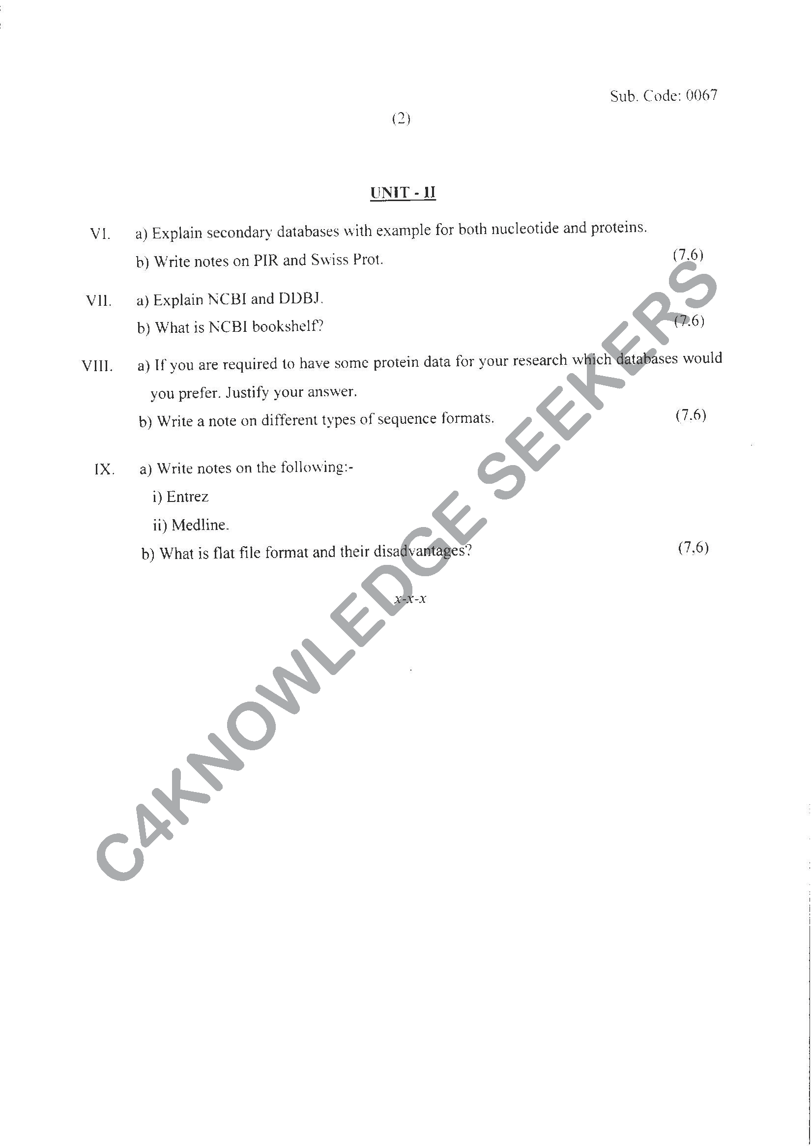 Question Paper Page 2