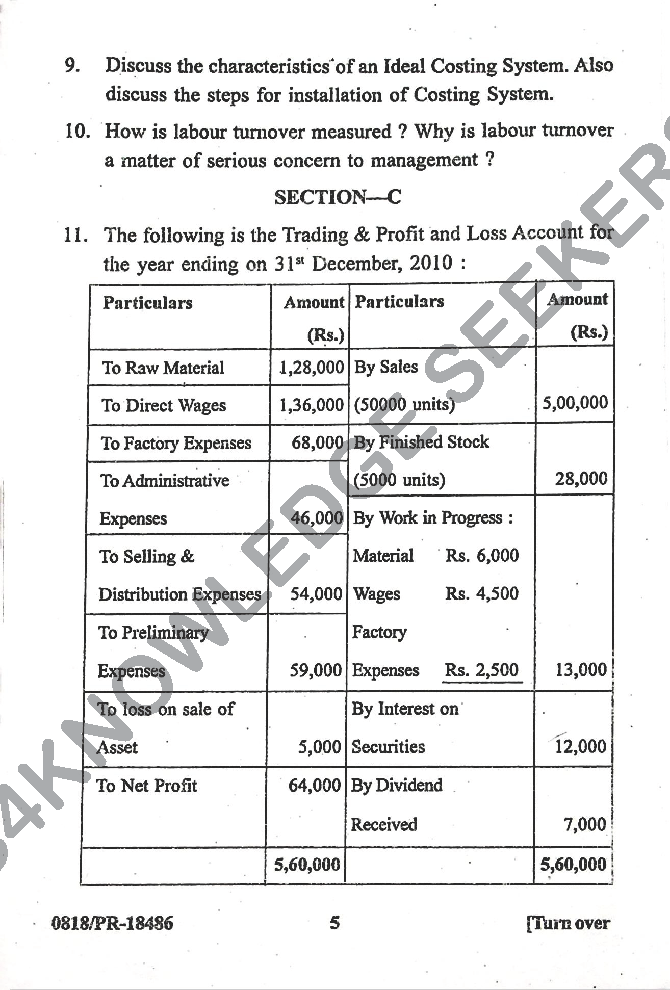 Question Paper Page 5