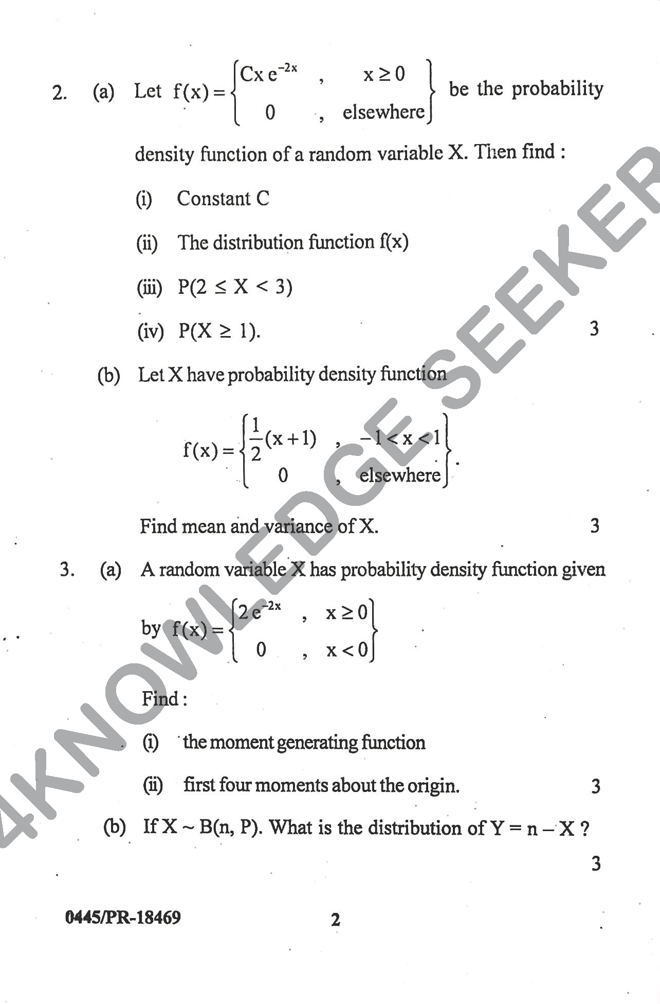 Question Paper Page 2