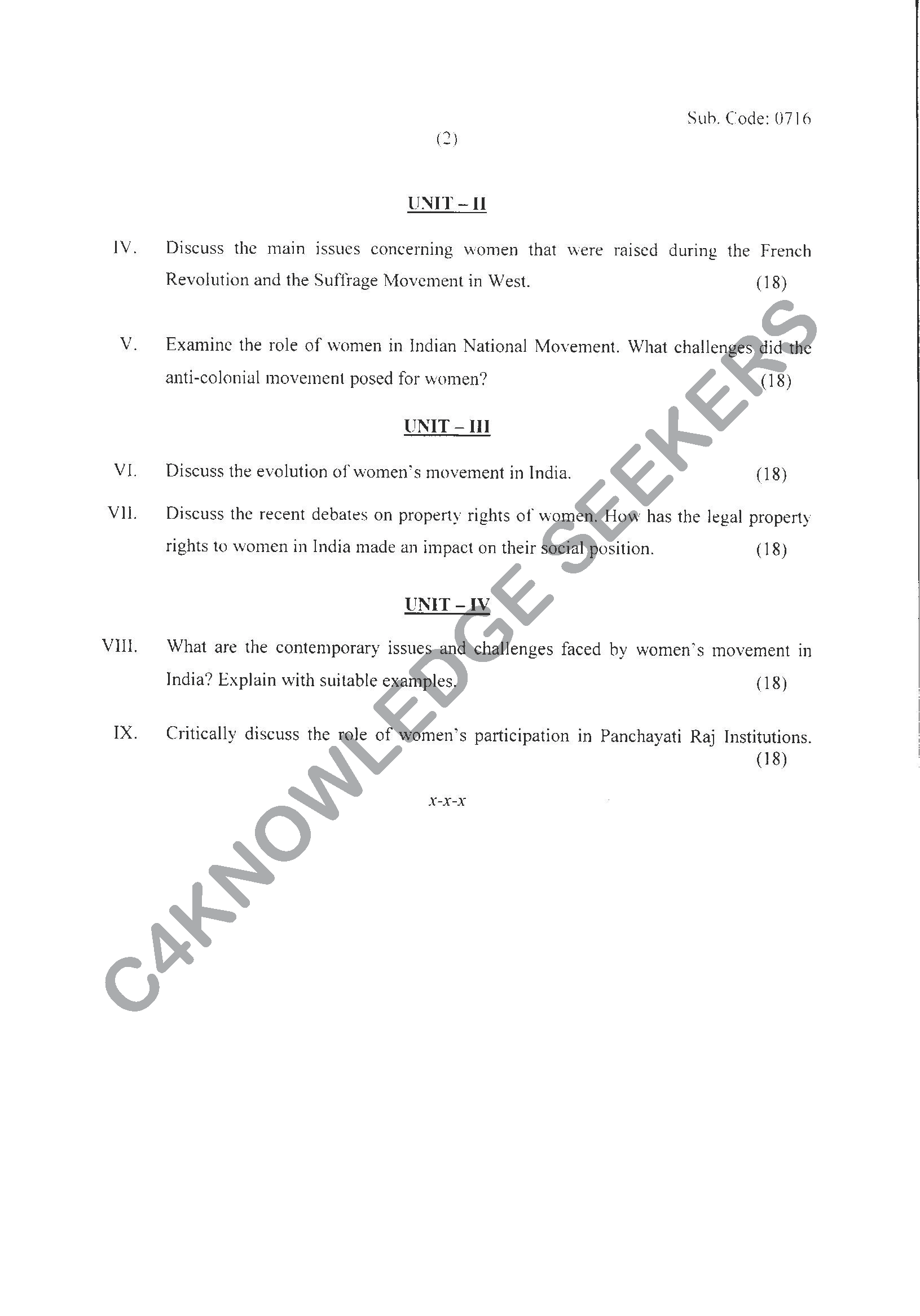 Question Paper Page 2