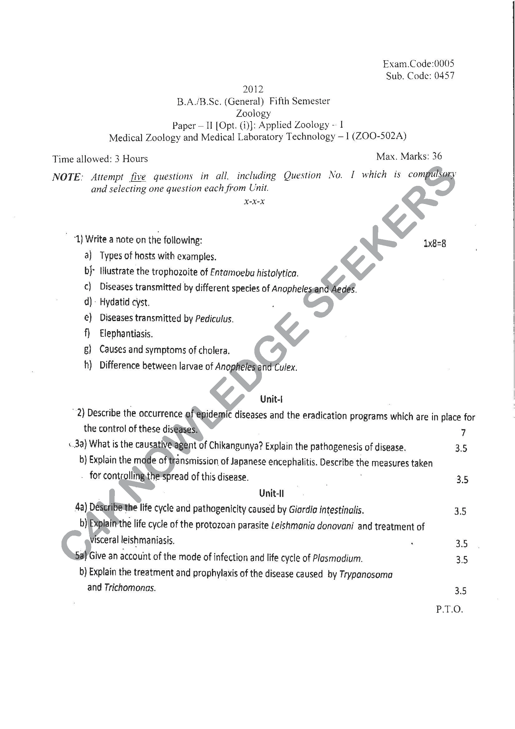 Question Paper Page 1
