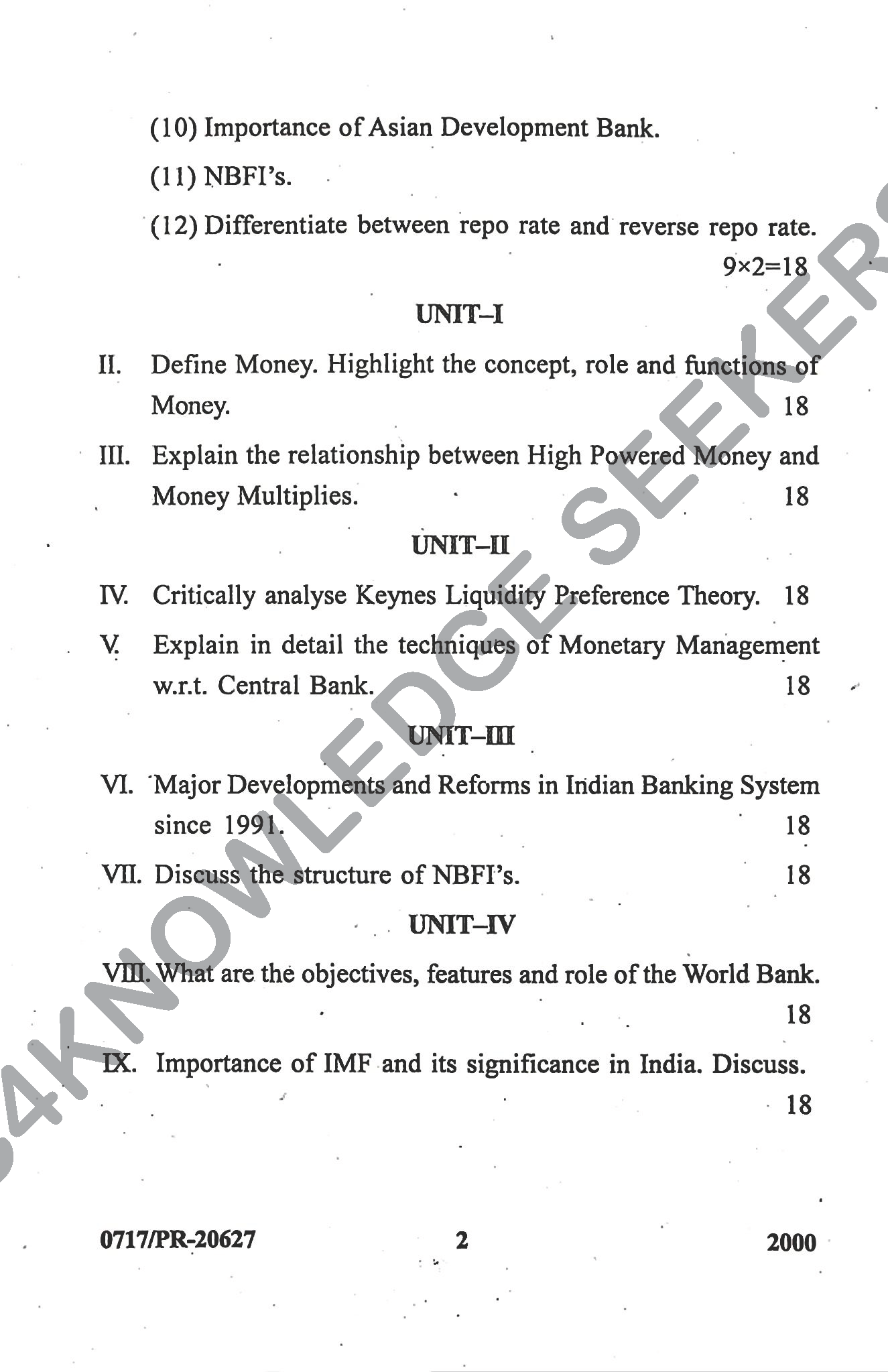 Question Paper Page 2