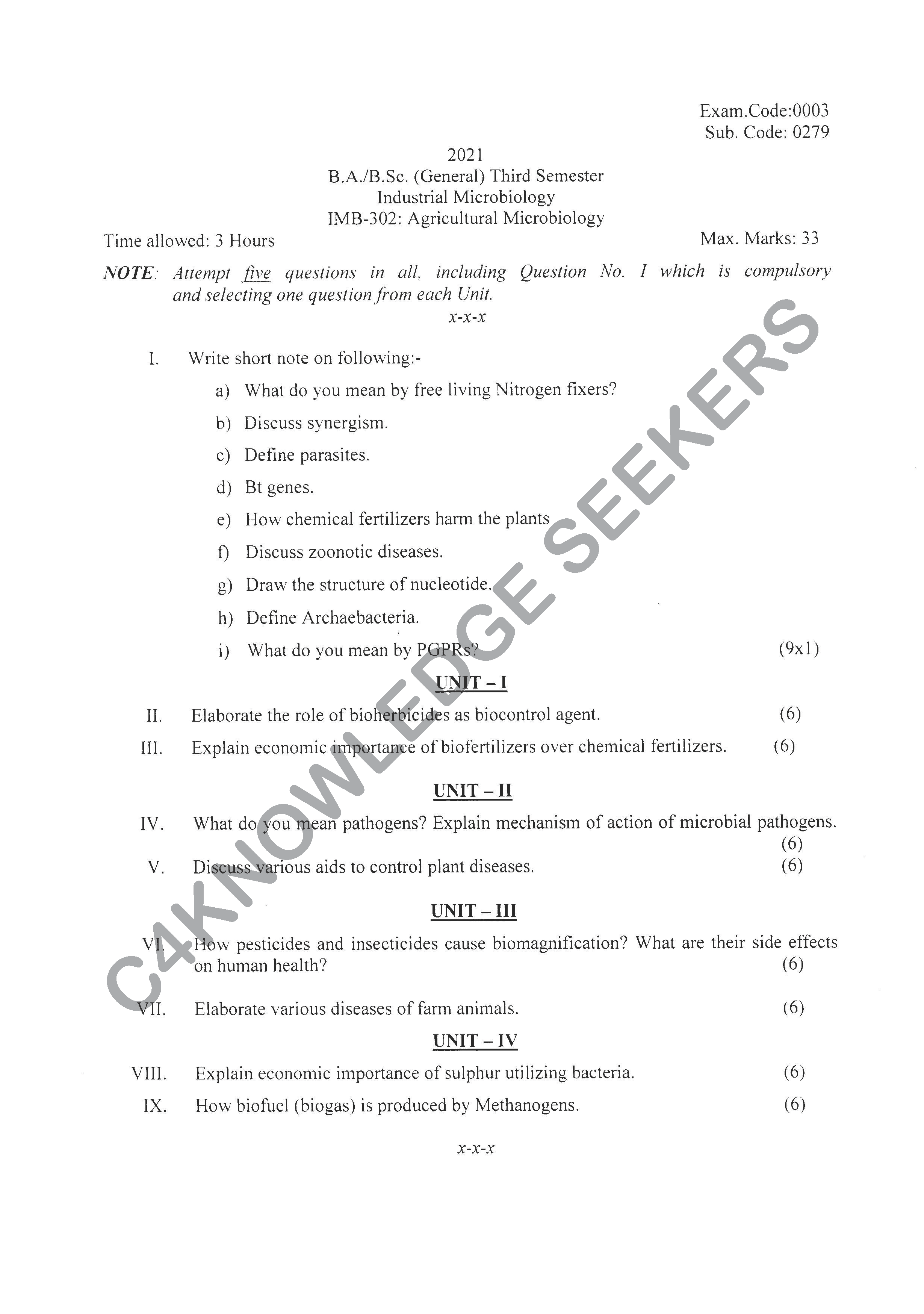 Question Paper Page 1
