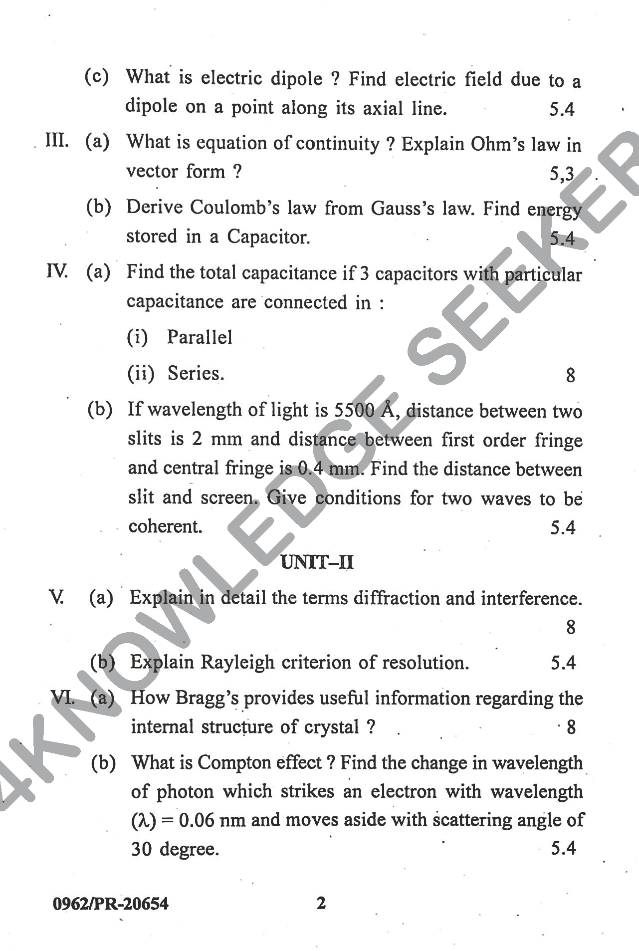 Question Paper Page 2