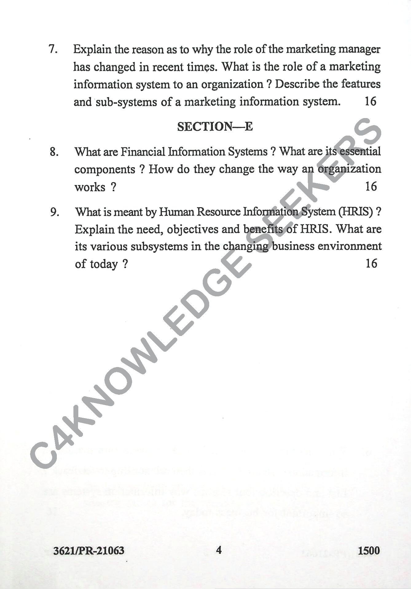 Question Paper Page 4