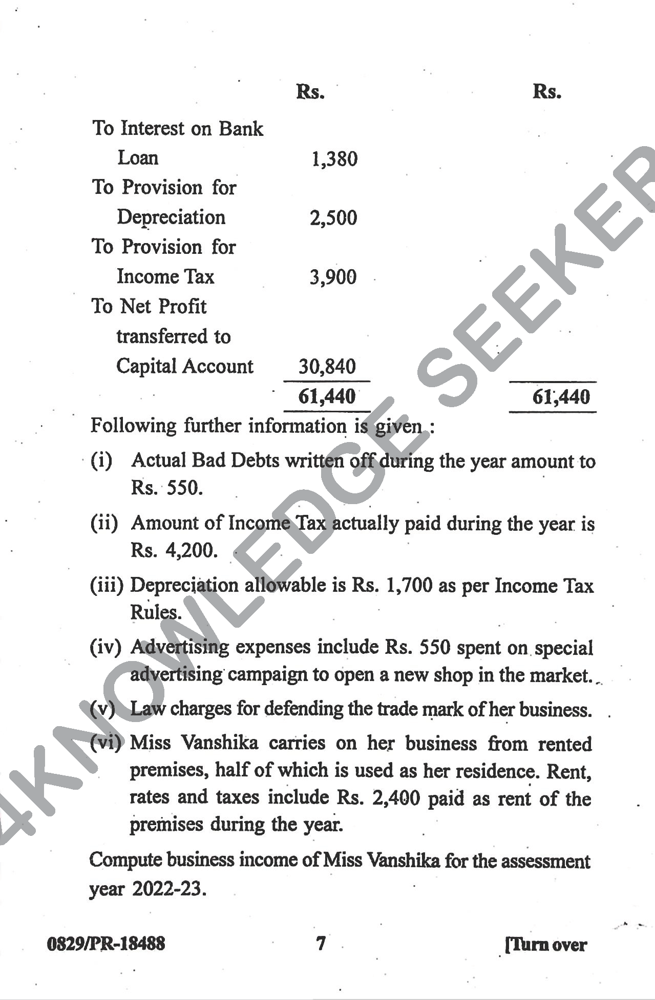 Question Paper Page 7