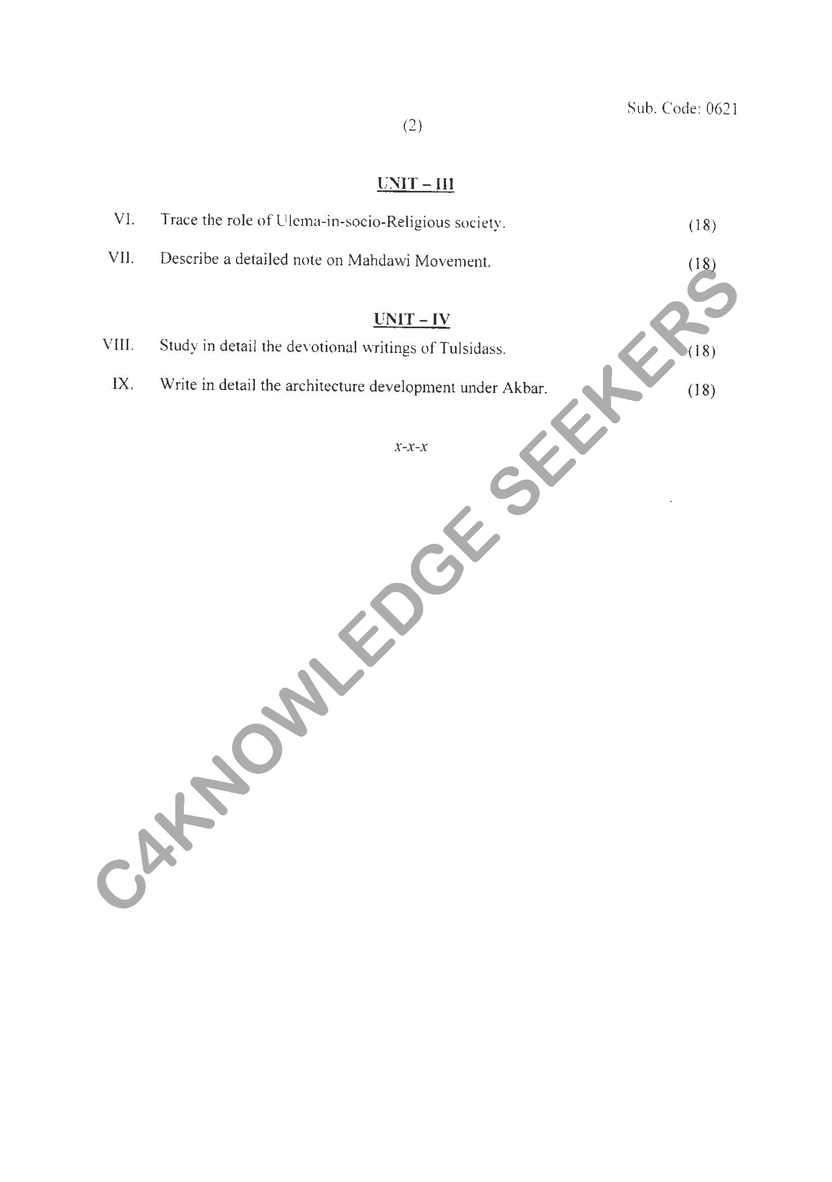 Question Paper Page 2