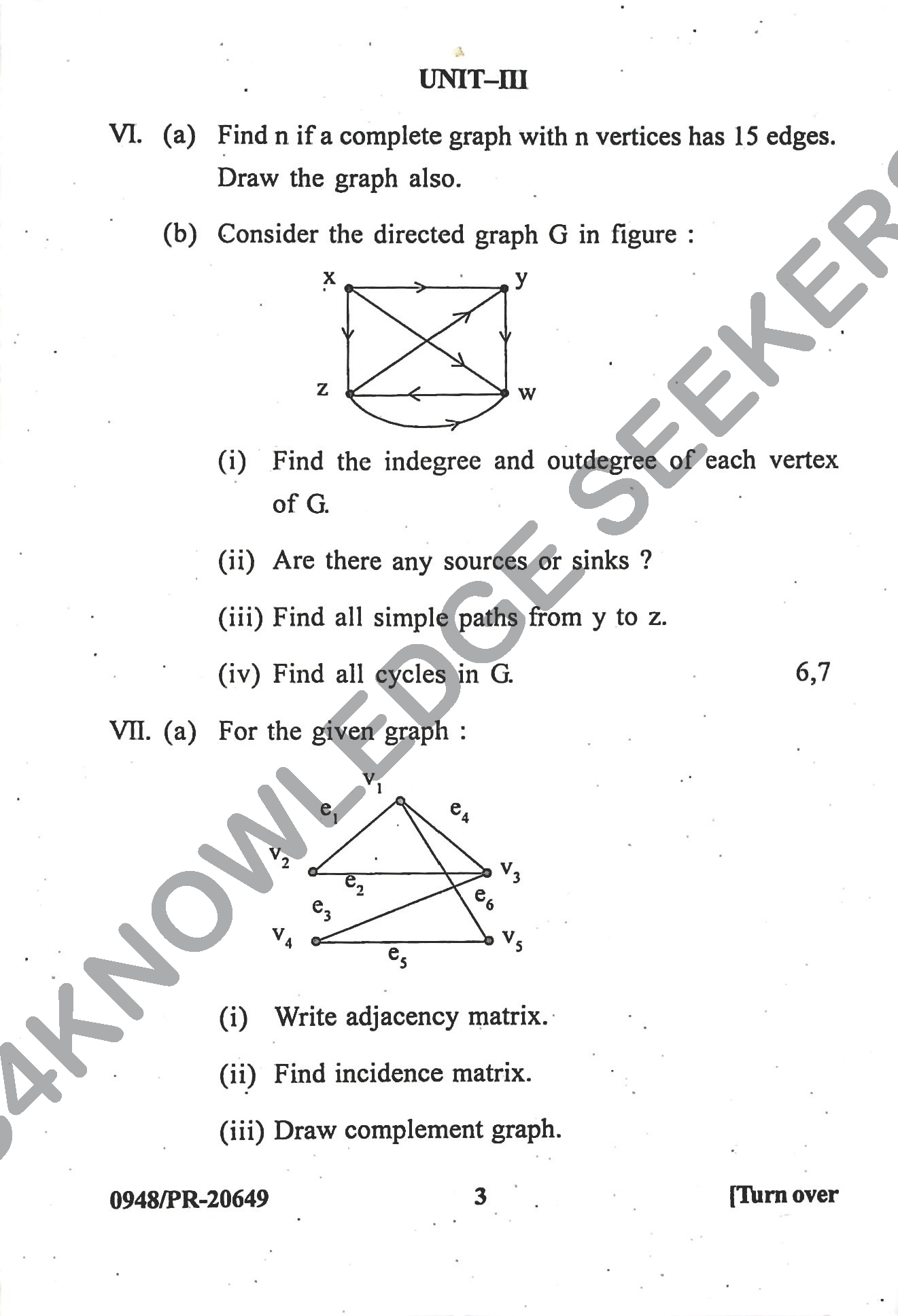 Question Paper Page 1