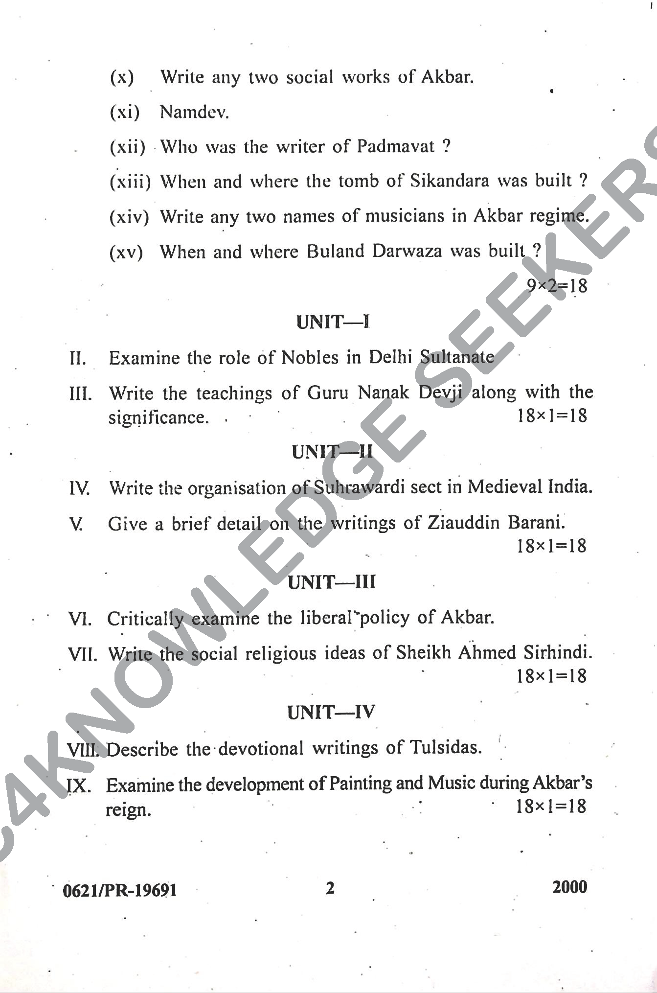 Question Paper Page 2
