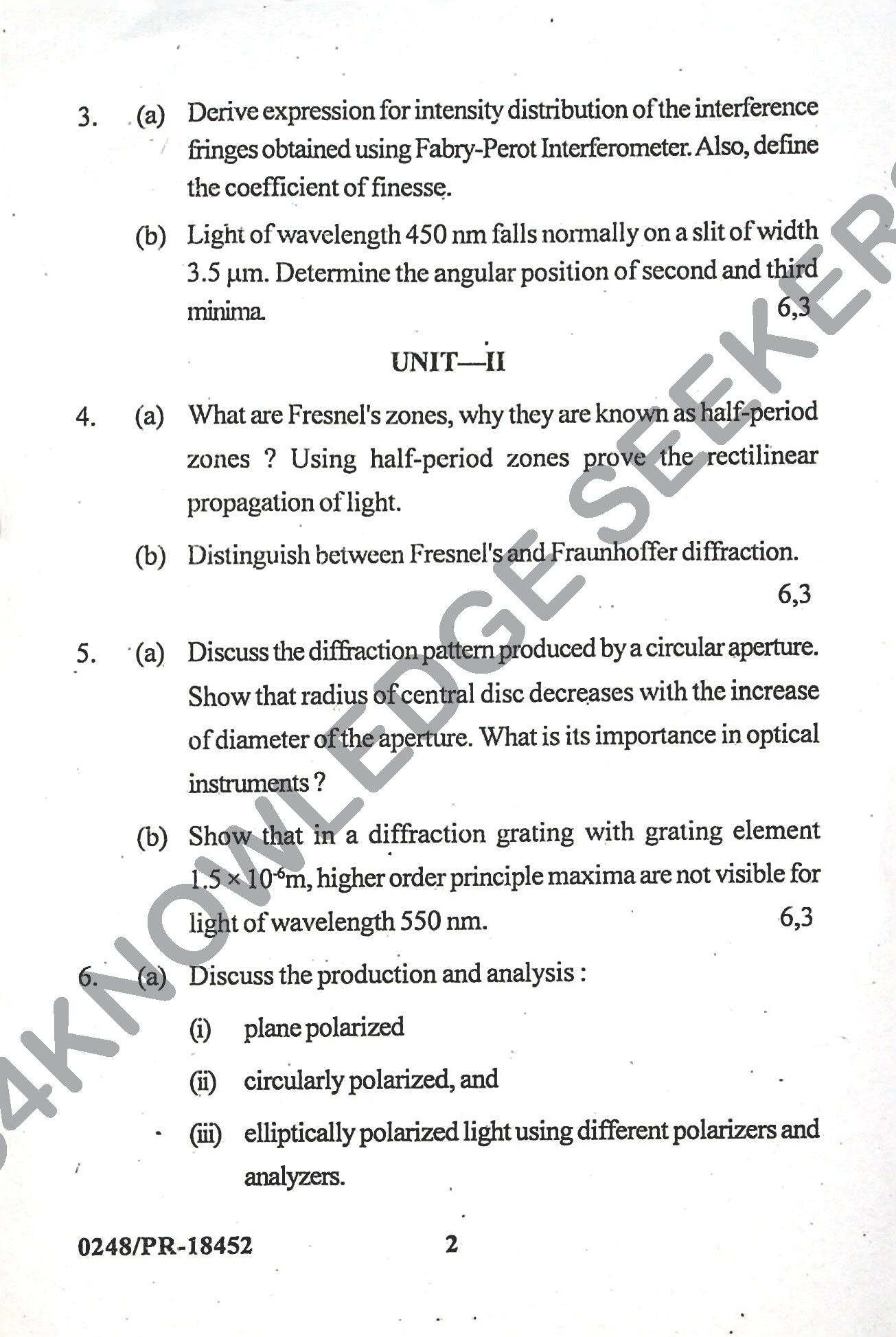 Question Paper Page 2