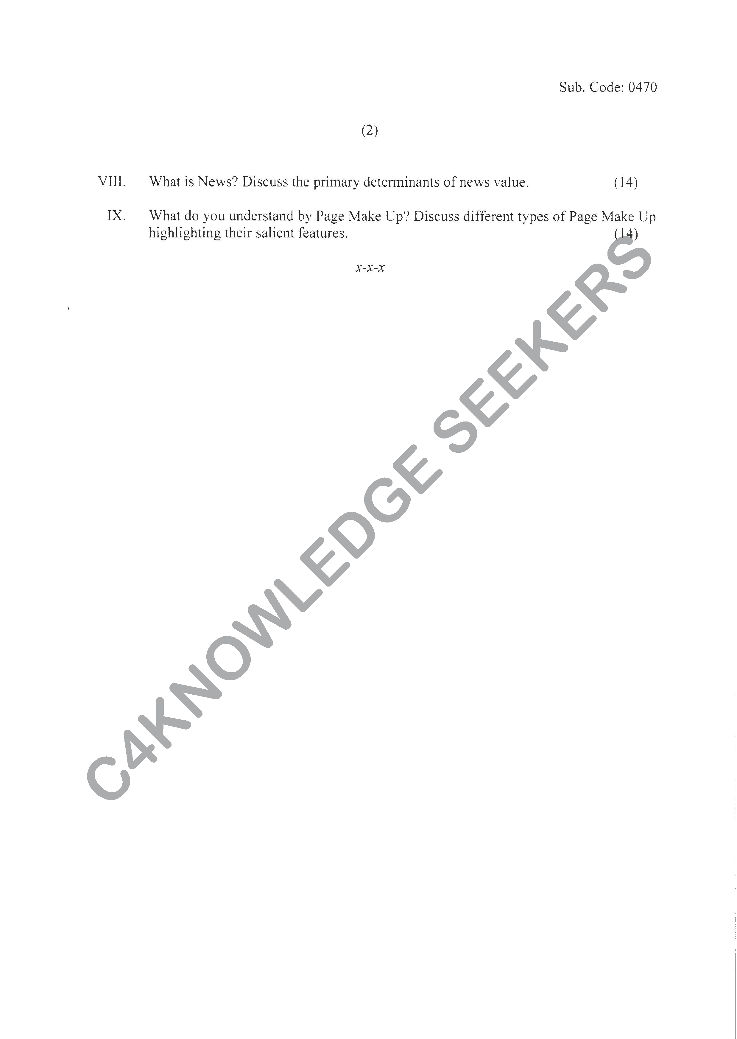 Question Paper Page 2