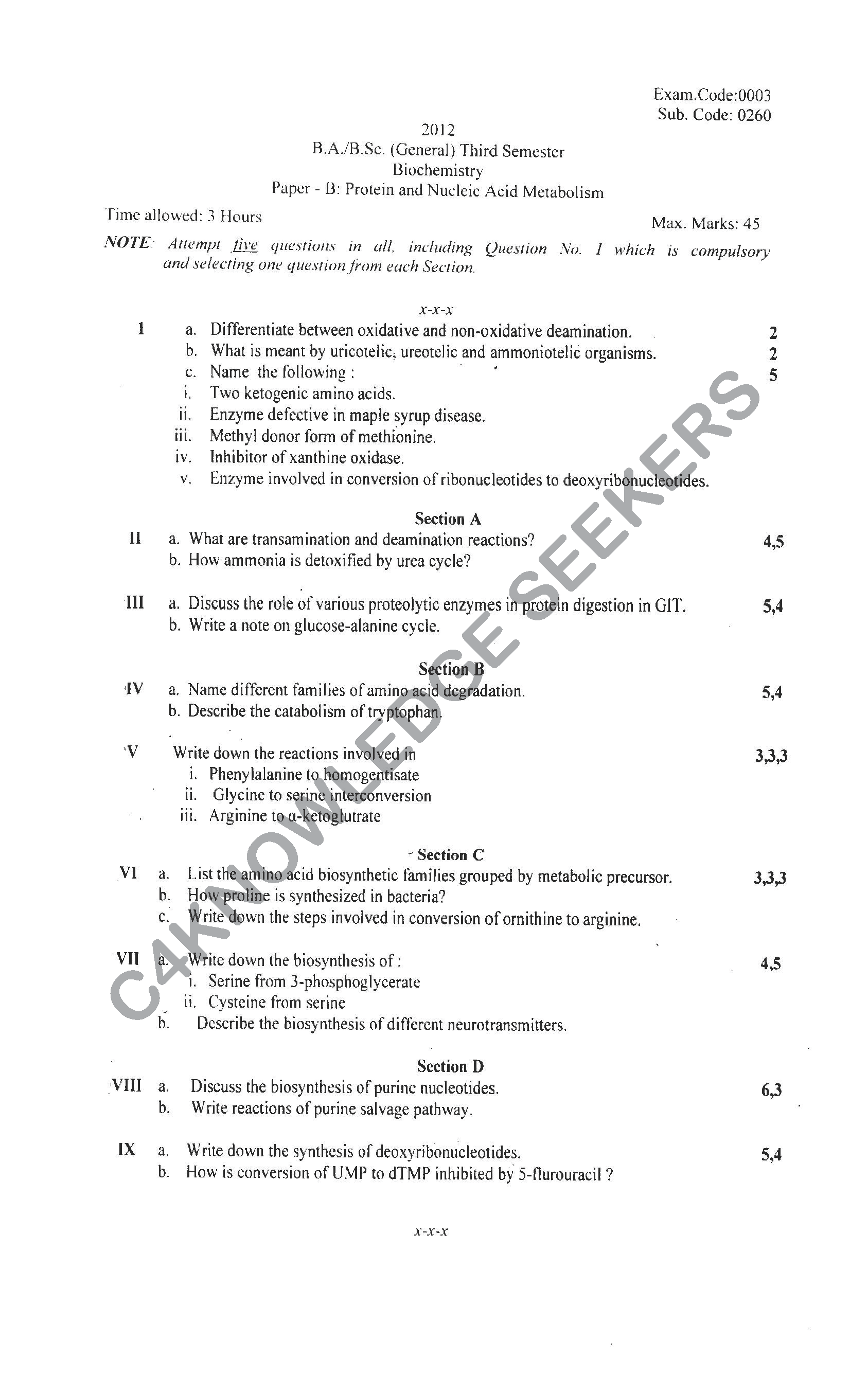Question Paper Page 1