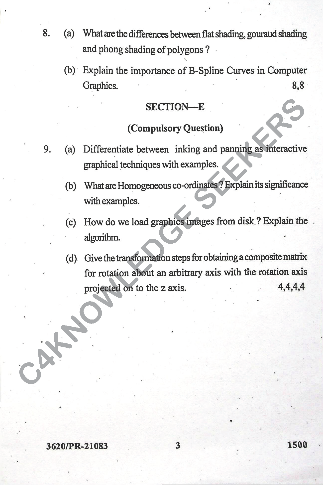 Question Paper Page 3