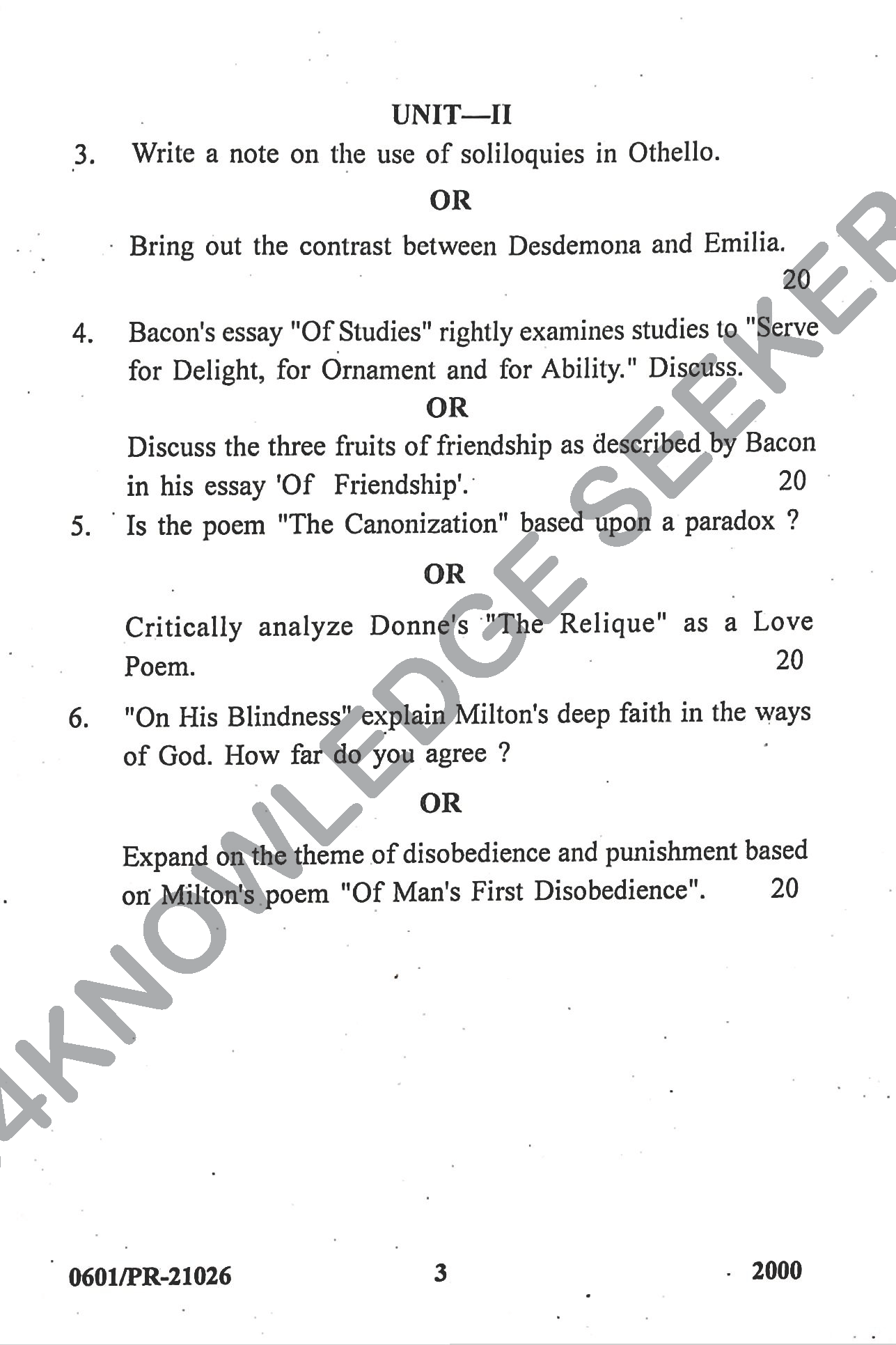 Question Paper Page 3