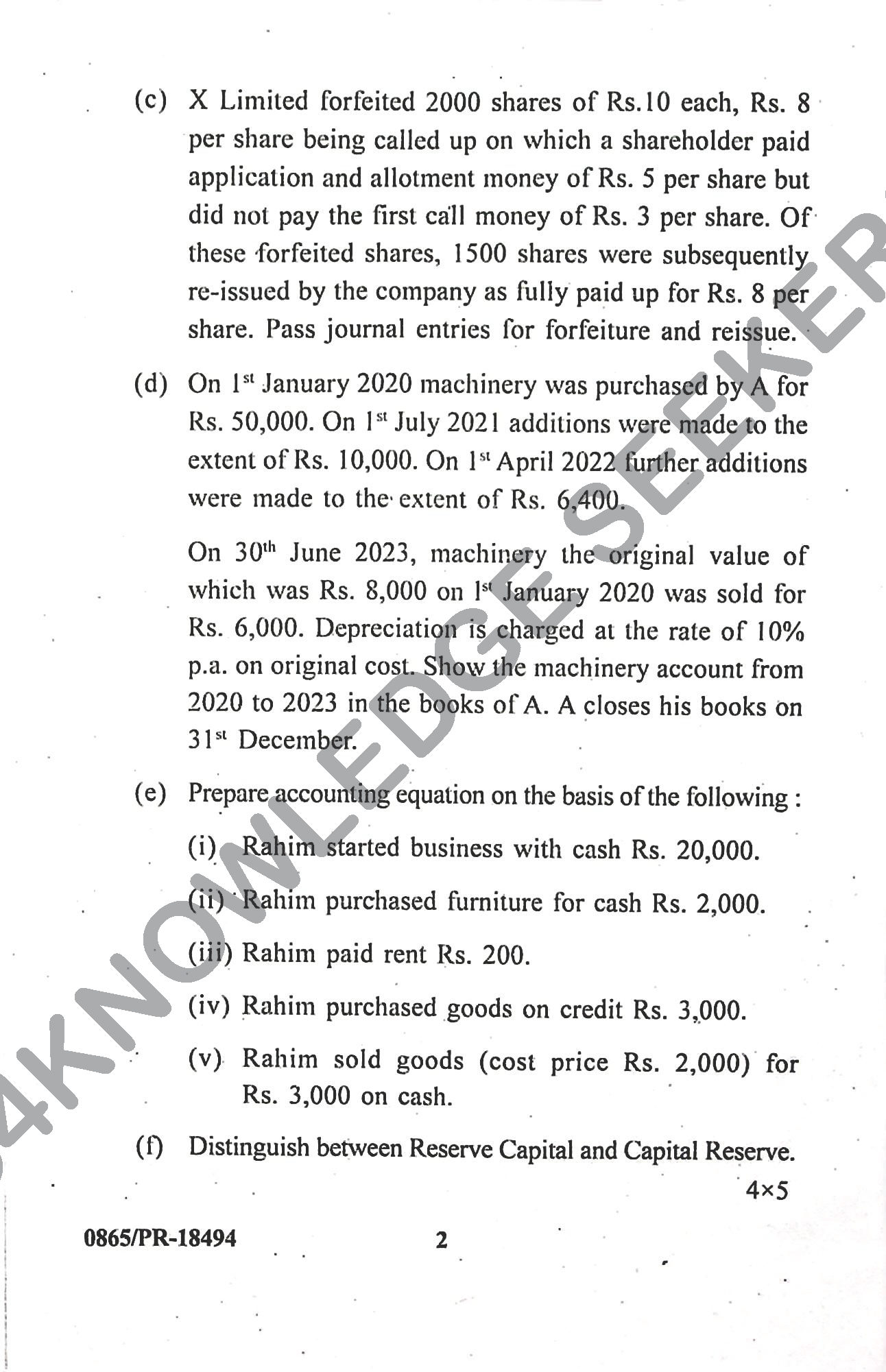 Question Paper Page 2