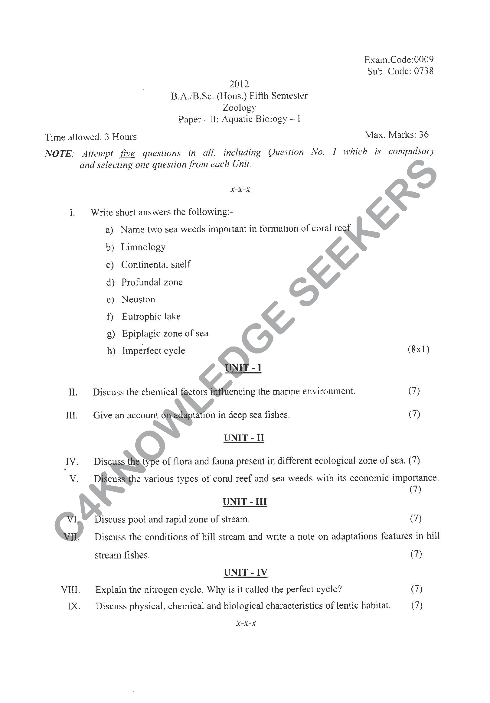 Question Paper Page 1